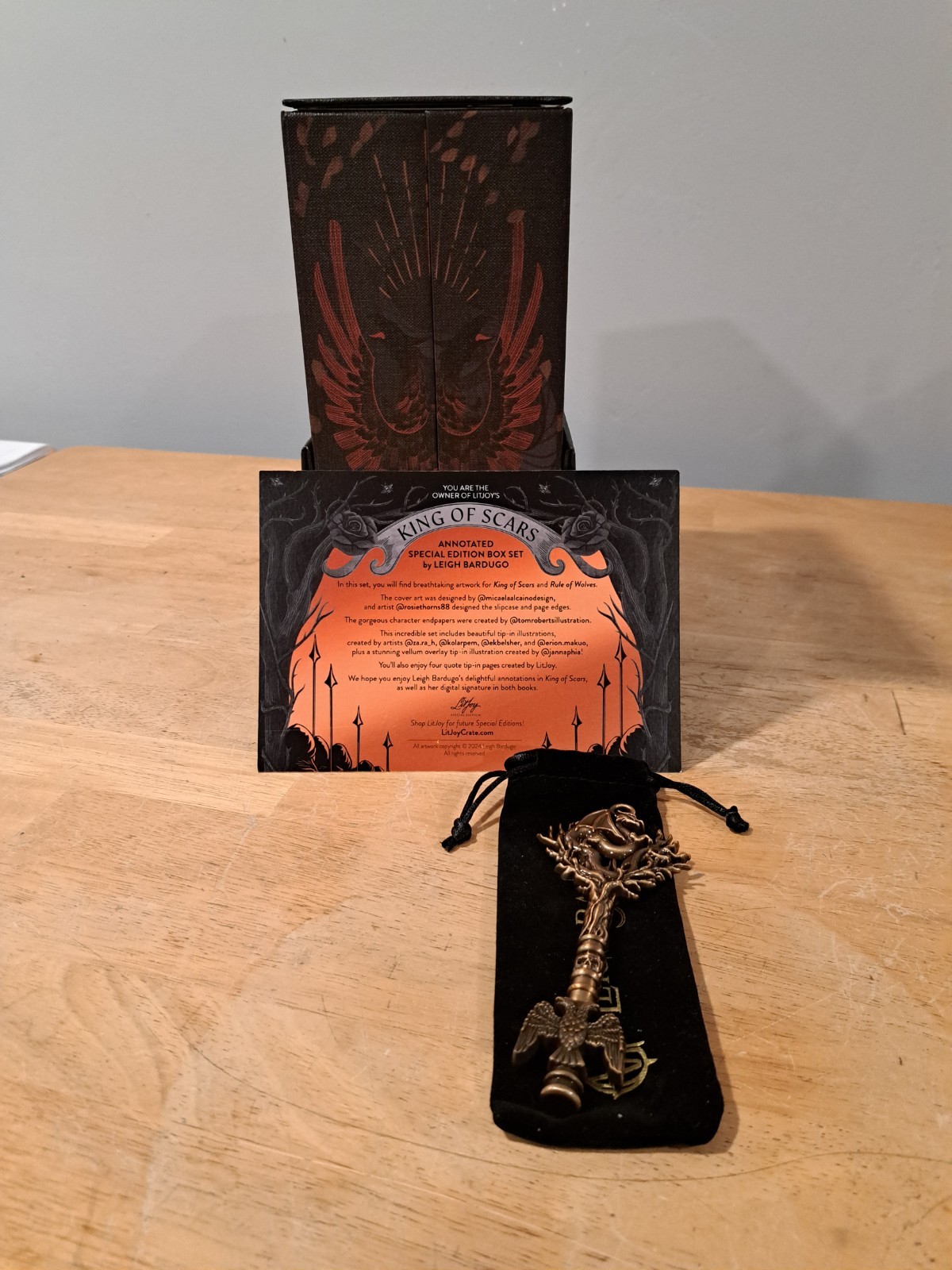 Litjoy Leigh Bardugo Shadow and Bone + King Of Scars bundle Grishaverse sealed