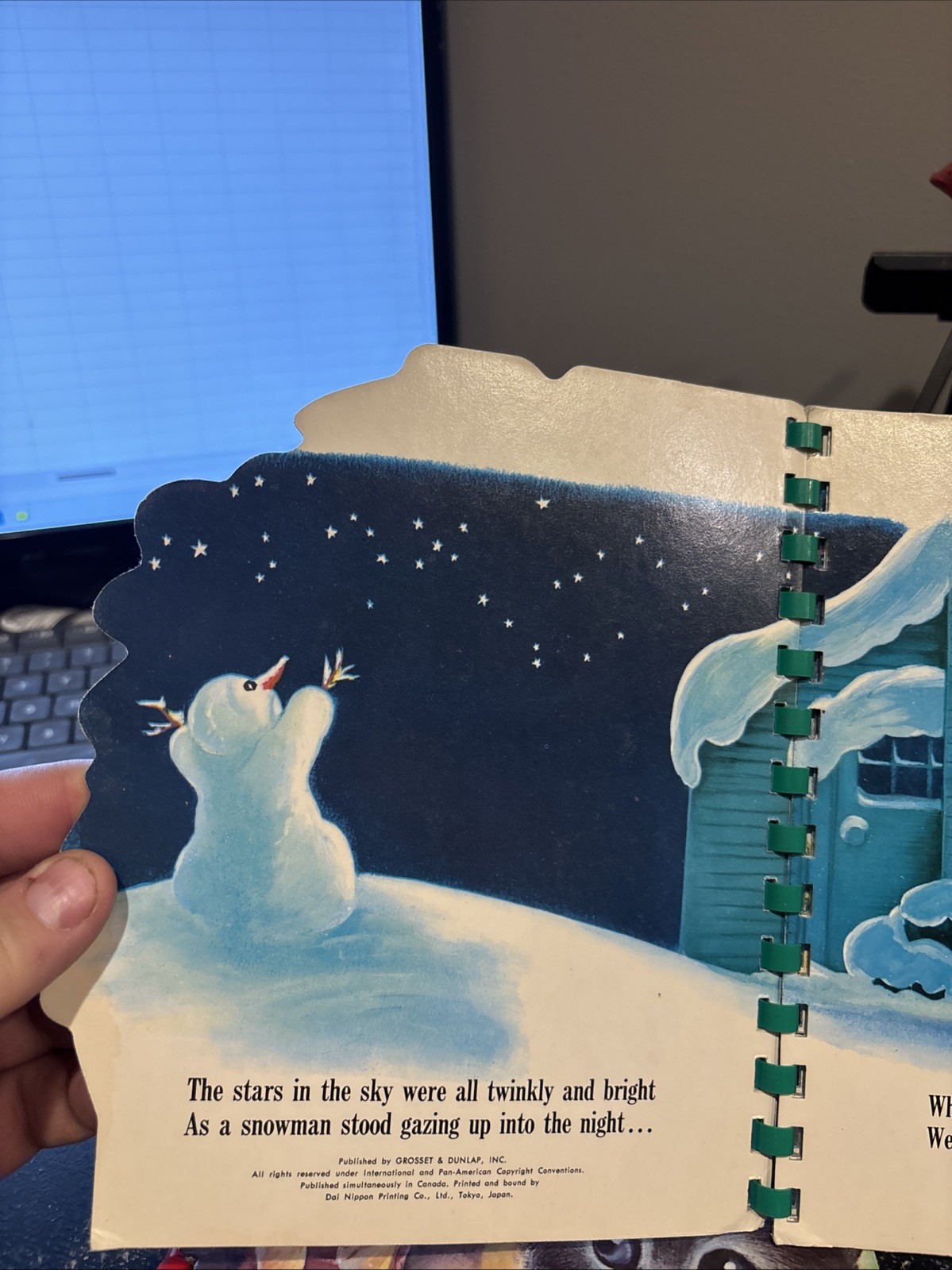 A Sturdi-contour Book Christmas Tree Book 1968 Wonder Books Cardboard Pages
