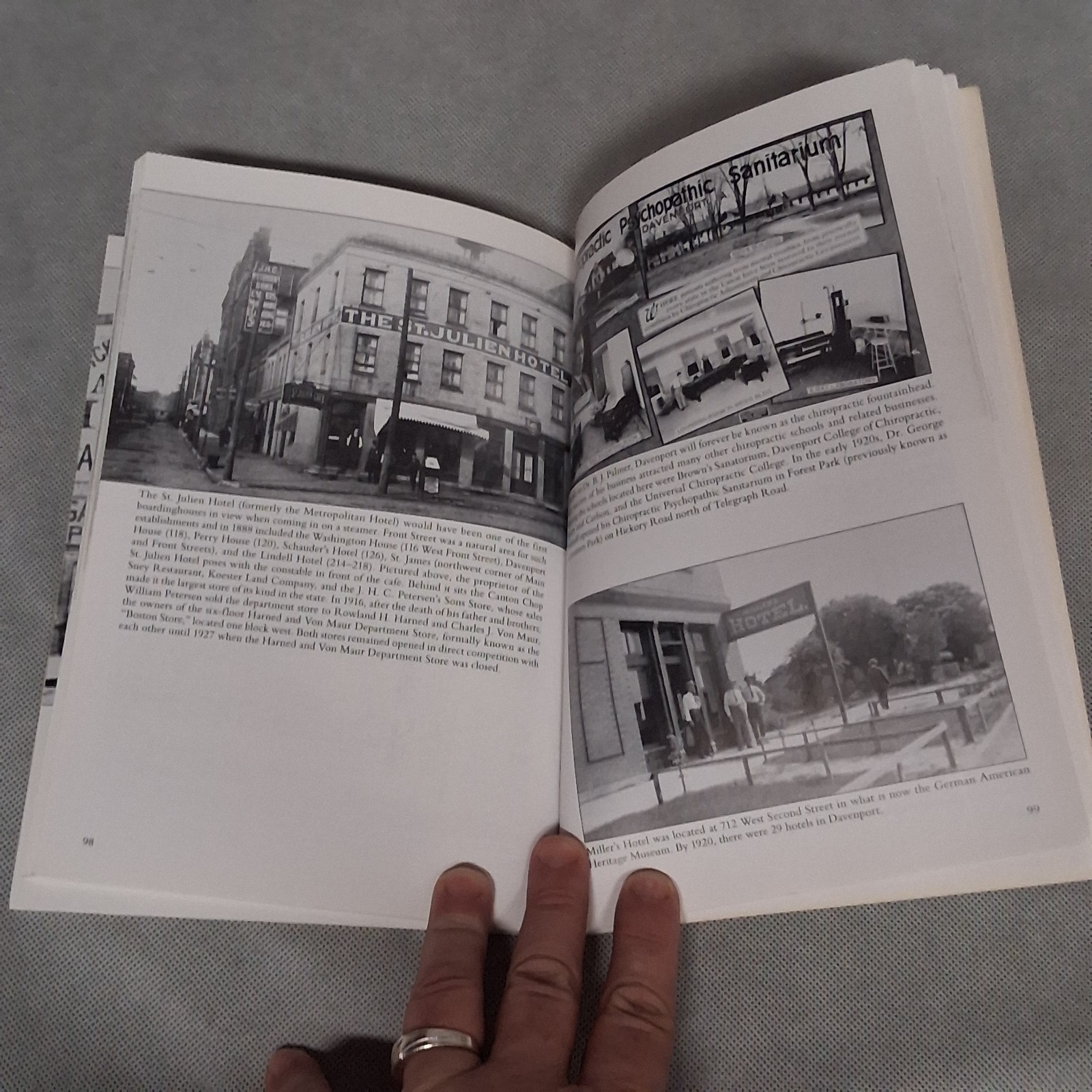 Davenport (IA) Postcard History Series Book by Doug Smith Paperback 127 Pages