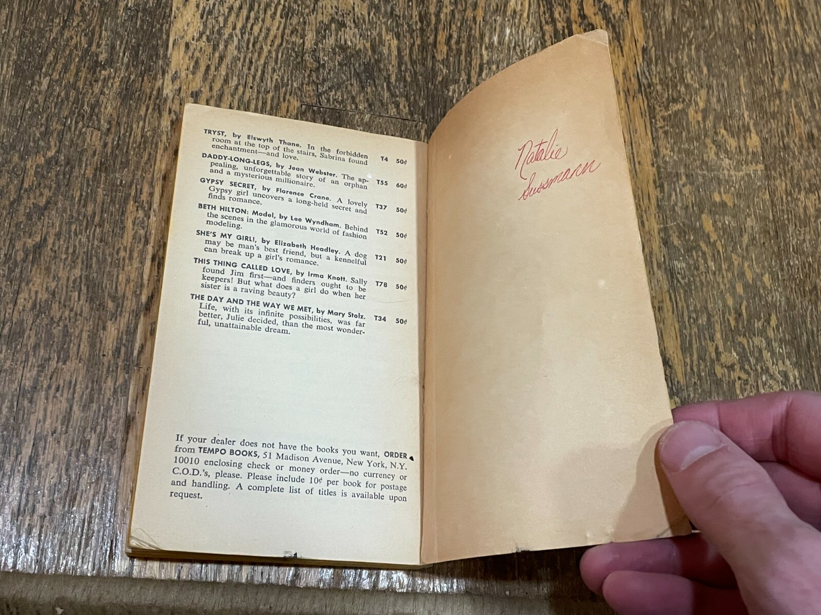 Peril in Pink – Softcover Book – Betsy Allen – Tempo Books 1966