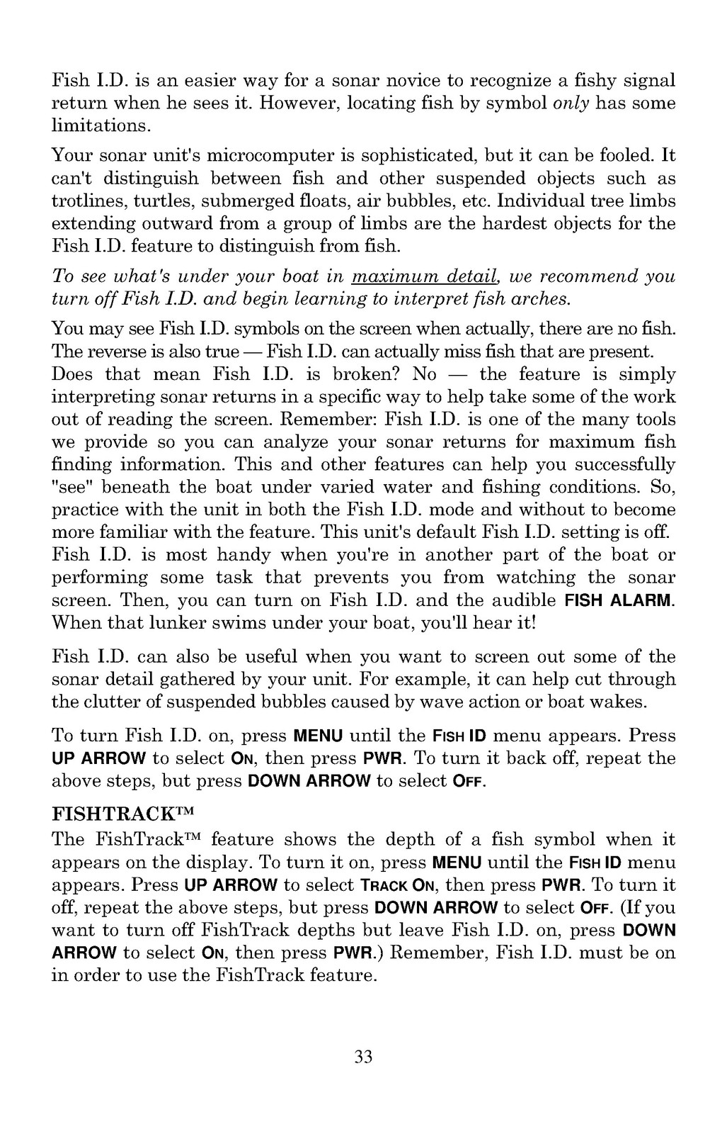 LOWRANCE electronic Lowrance Electronics Fish Finder X51 User Manual – BINDER