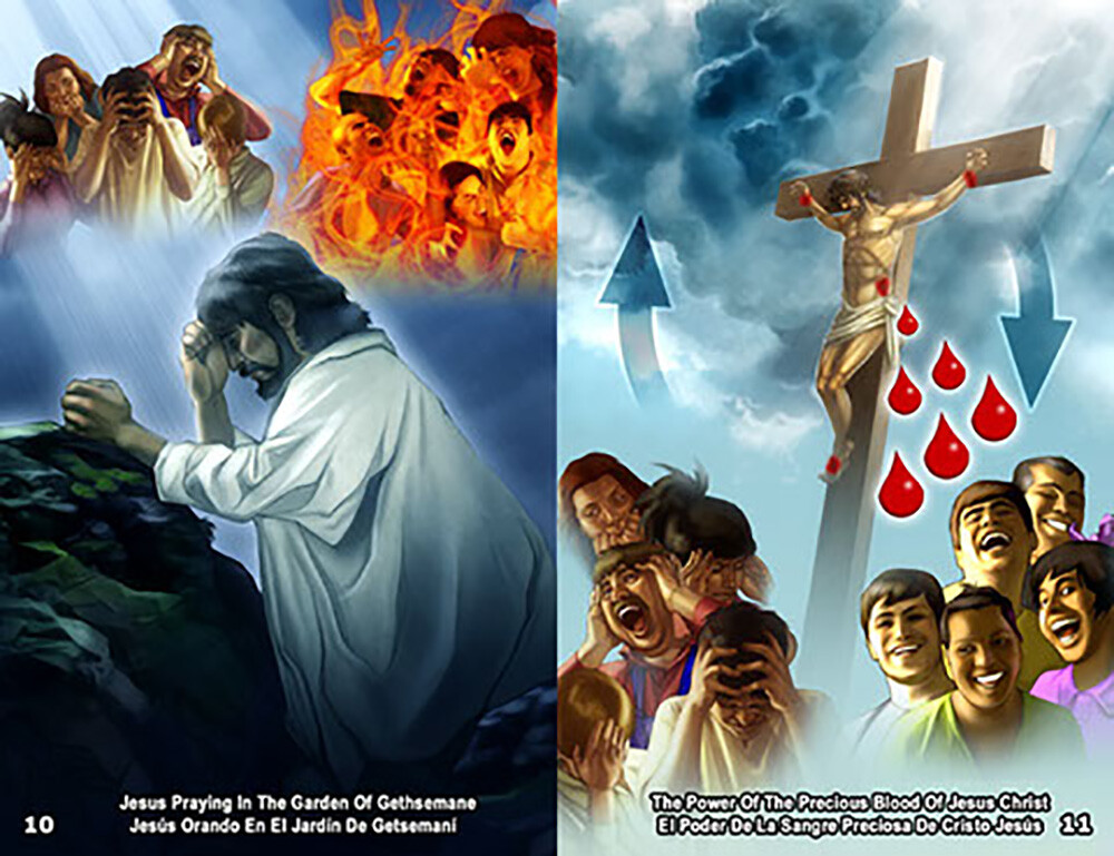 Kid’s Gospel Bible Tracts in English and Spanish, Pack of 40, 20 Pages Each.