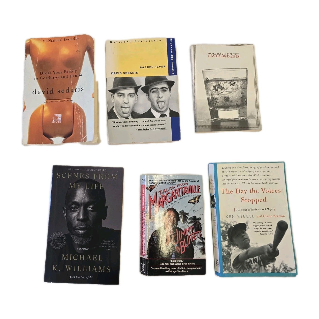 6 Nonfiction & Biography Books David Sedaris Jimmy Buffet