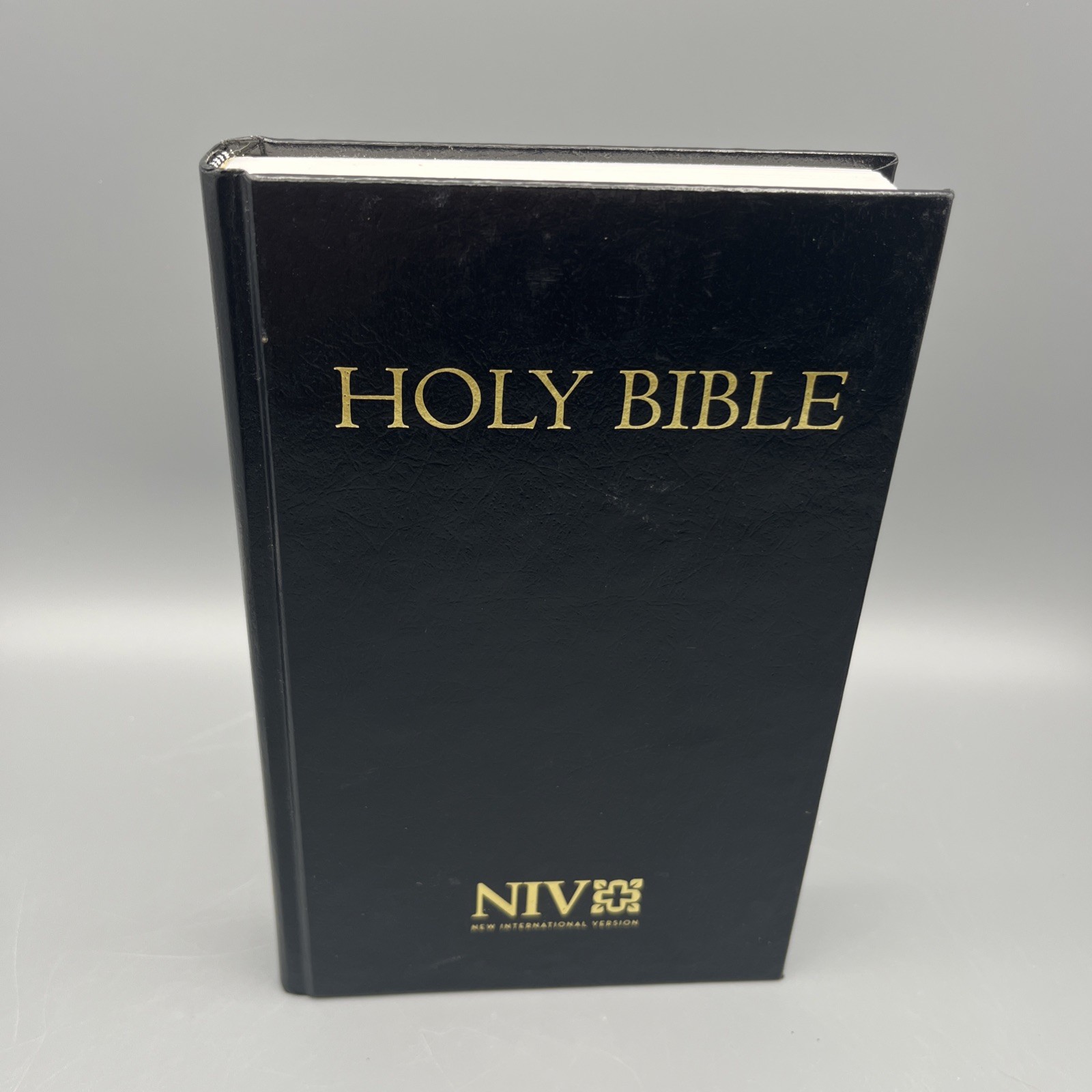 NIV Holy Bible 2011 Black Leather Zonderman 8.75” X 5.5” -American Bible Society