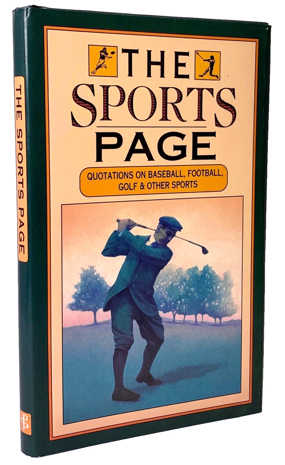 The Sports Page, Peter Beilenson 1989 1st 1st Hardcover w Dust Jacket, Near fine