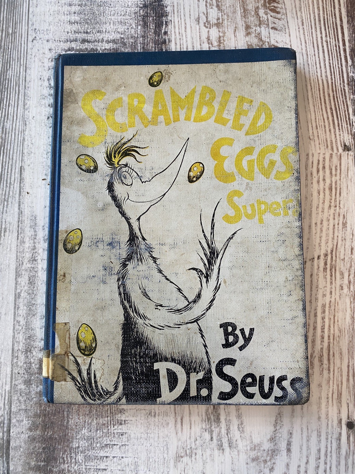 RARE Cover Scrambled Eggs Super! By Dr. Seuss ACCEPTABLE 1st EDITION 1953 BANNED