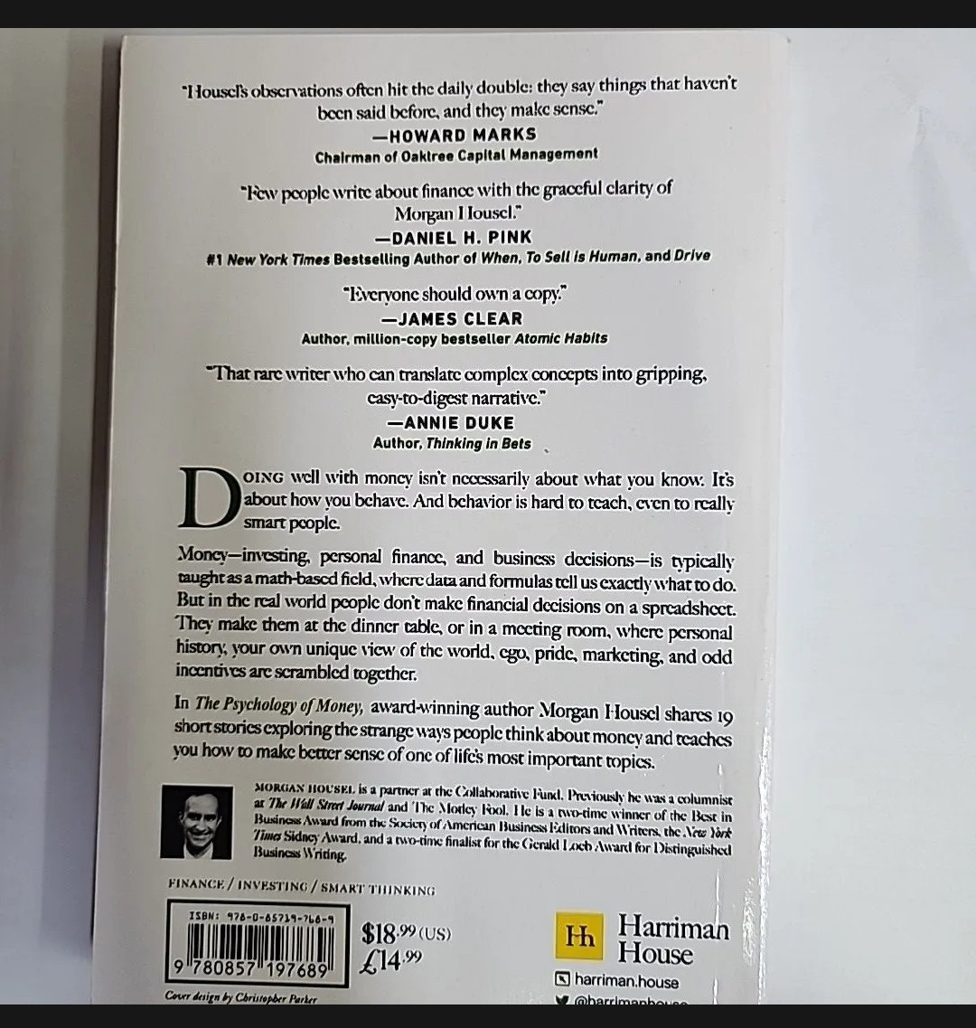 The Psychology of Money by Morgan Housel | Bestselling Finance & Wealth Book