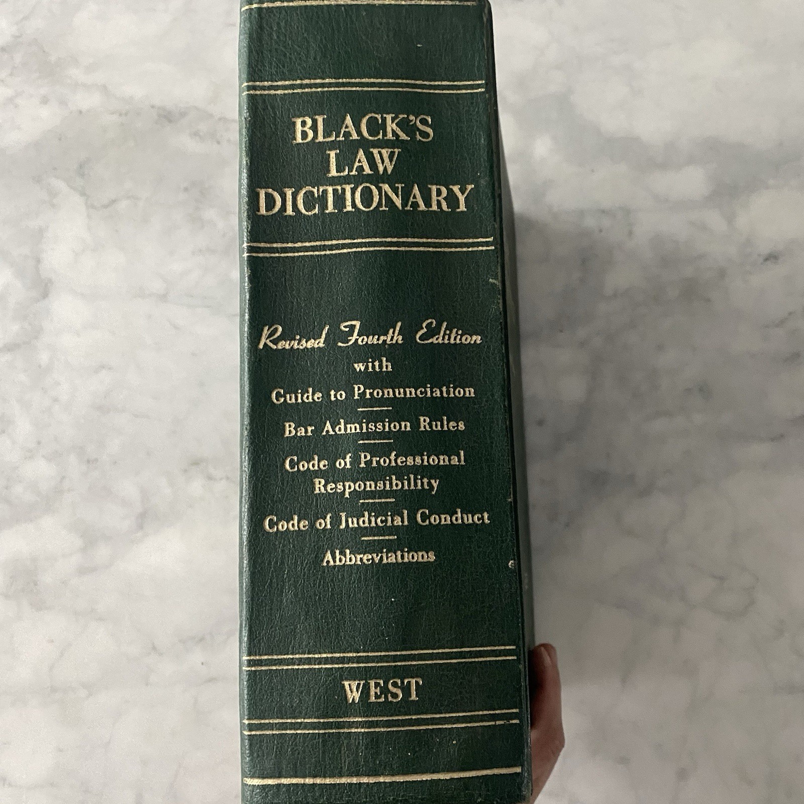 Black’s Law Dictionary Henry Campbell Black 1968 Revised Fourth Edition West