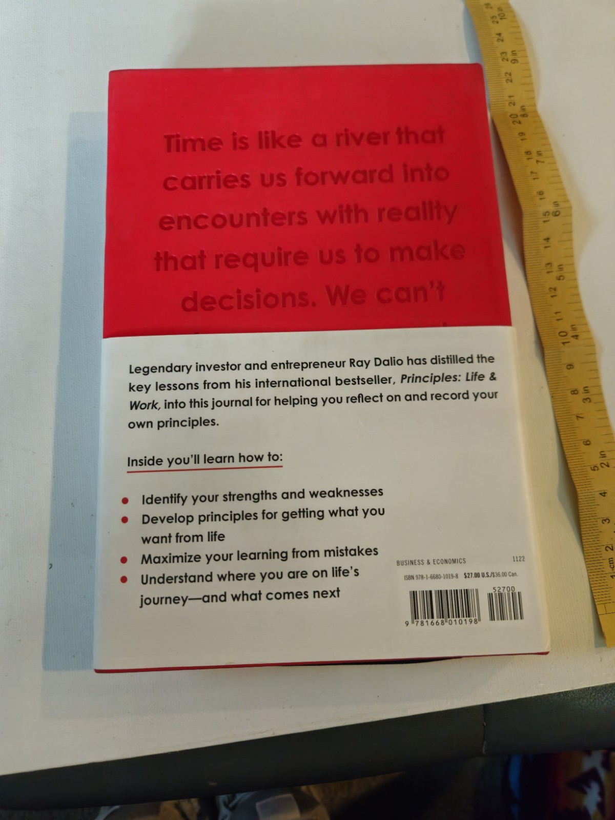 Ray Dalio Principles Guided Journal Hardcover 2022 Simon & Schuster Business