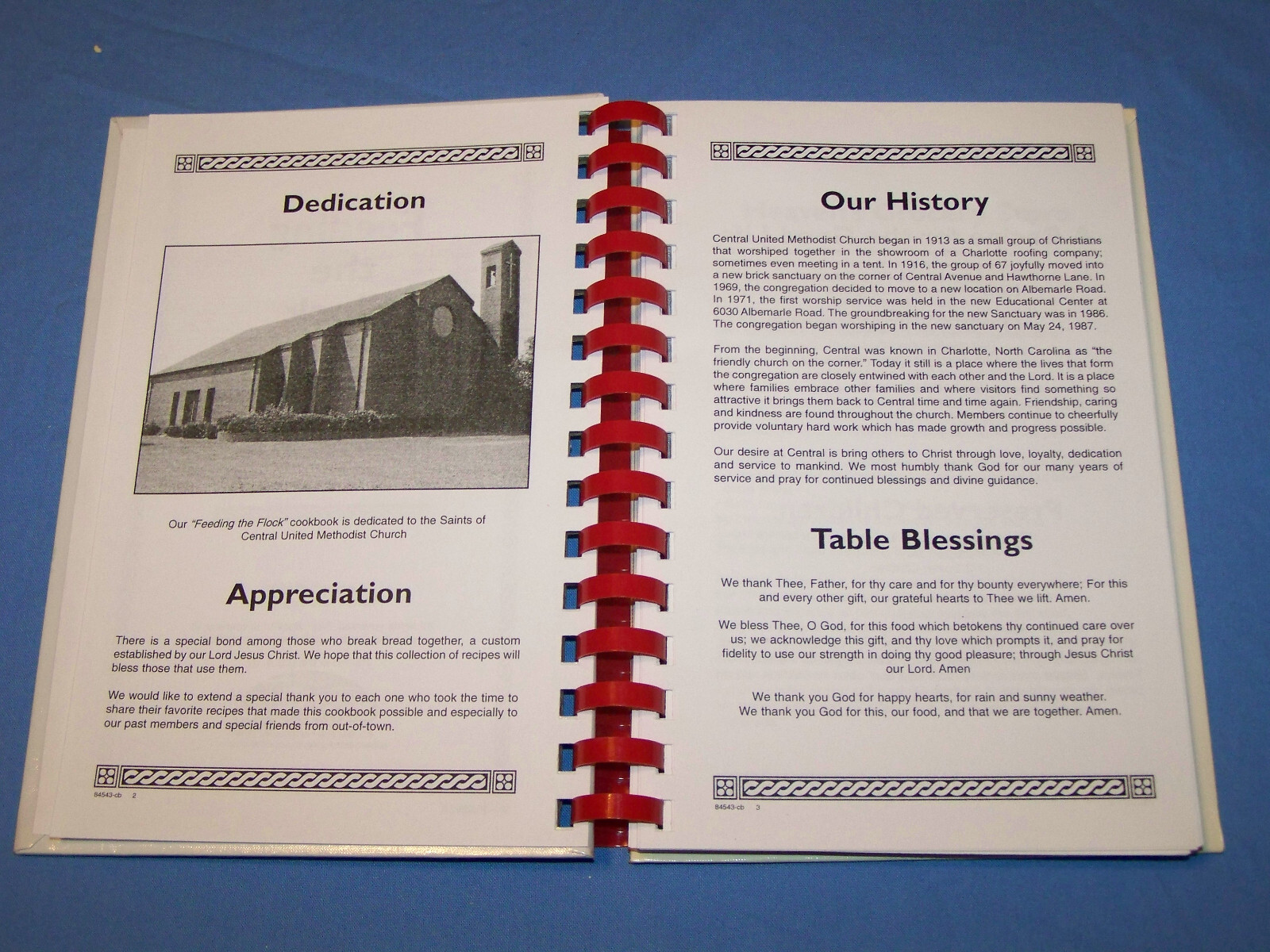Central United Methodist Church Cookbook Charlotte NC 2007 Elegant Peach Delight