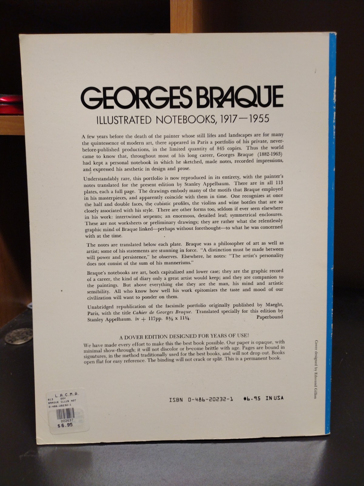 Georges Braque Illustrated Notebooks 1917-1955 Translated Stanley Appelbaum 1971