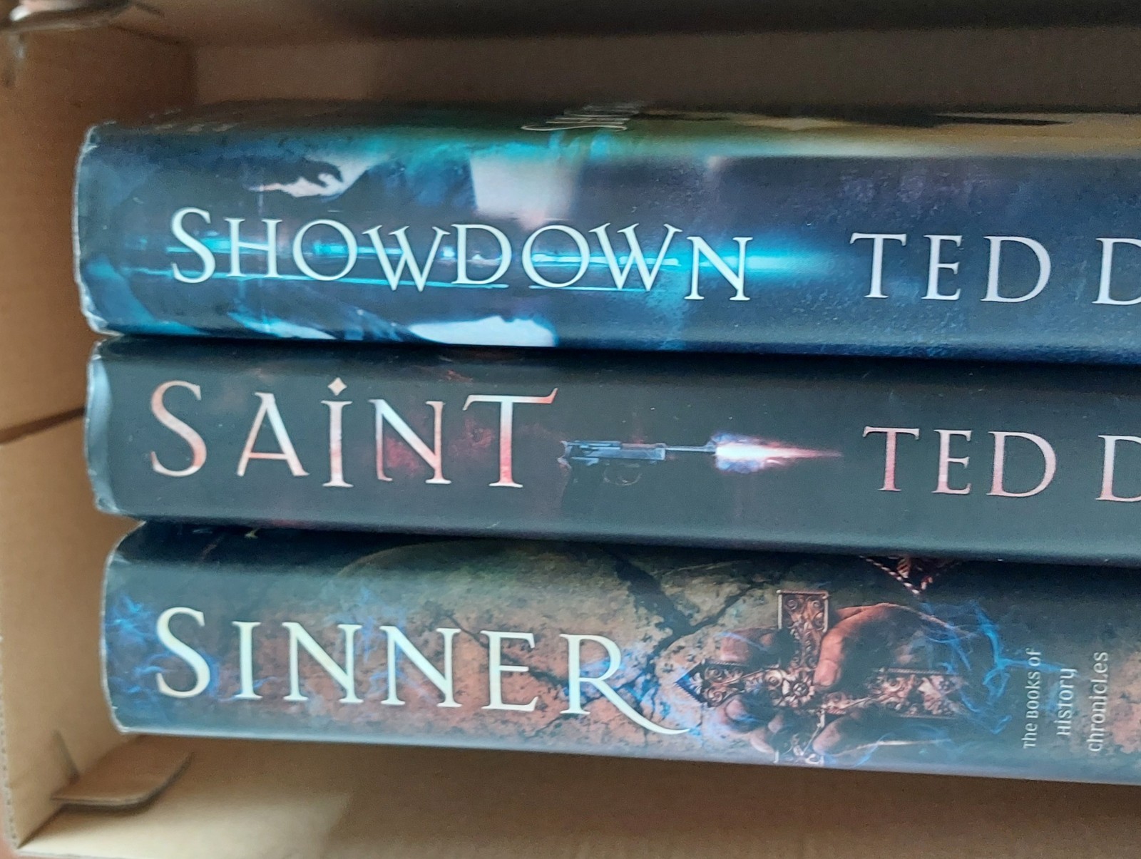 Hardcover Complete Trilogy Paradise Christian Thriller Series HCDJ Ted Dekker