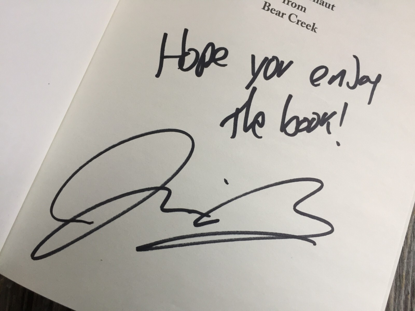 SIGNED – THE ASTRONAUT FROM BEAR CREEK by Nick Allen Brown (2015, Paperback)