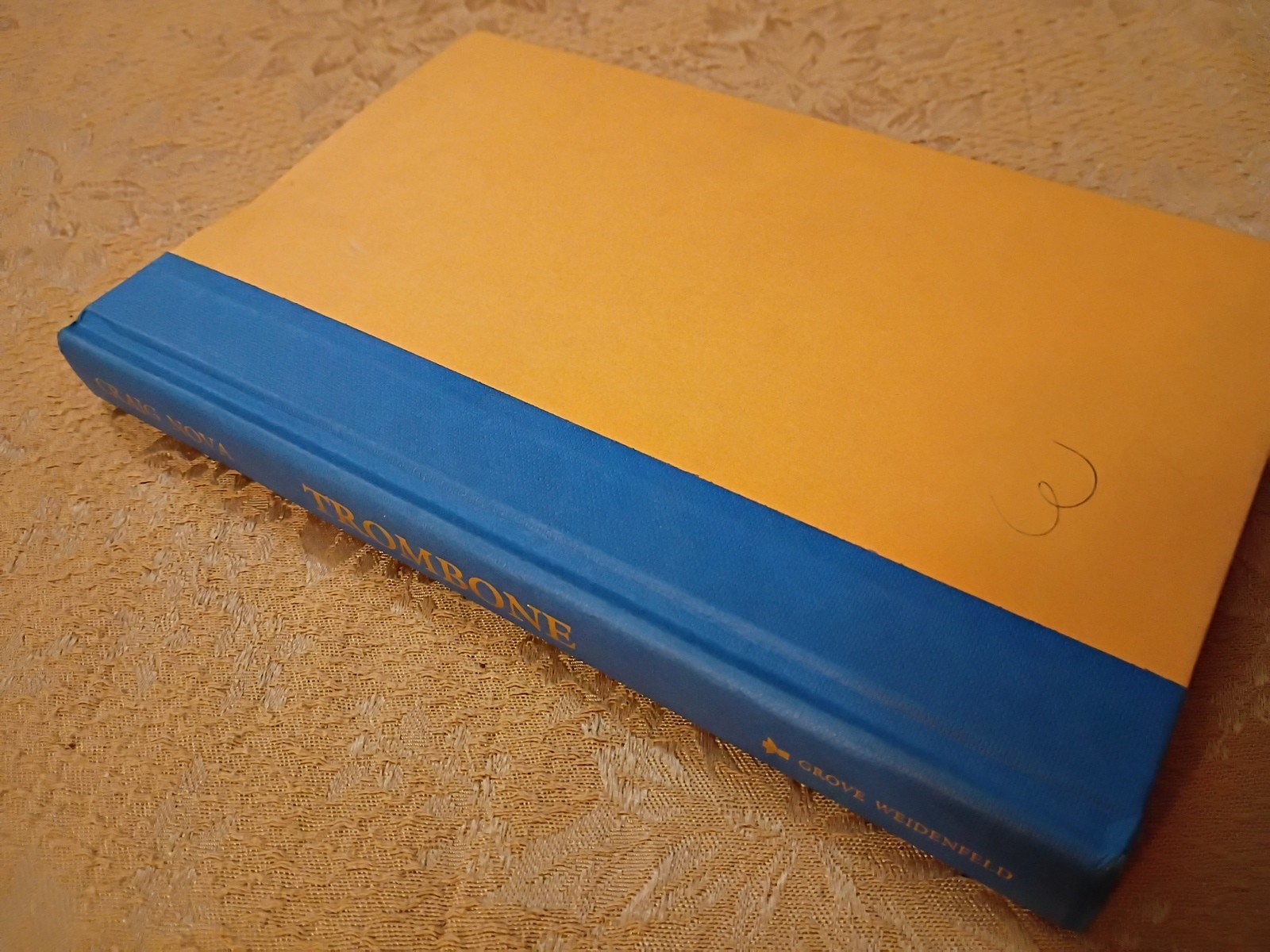 Trombone by Craig Nova 1992 First Edition Hardcover Grove Weidenfeld Novel Book