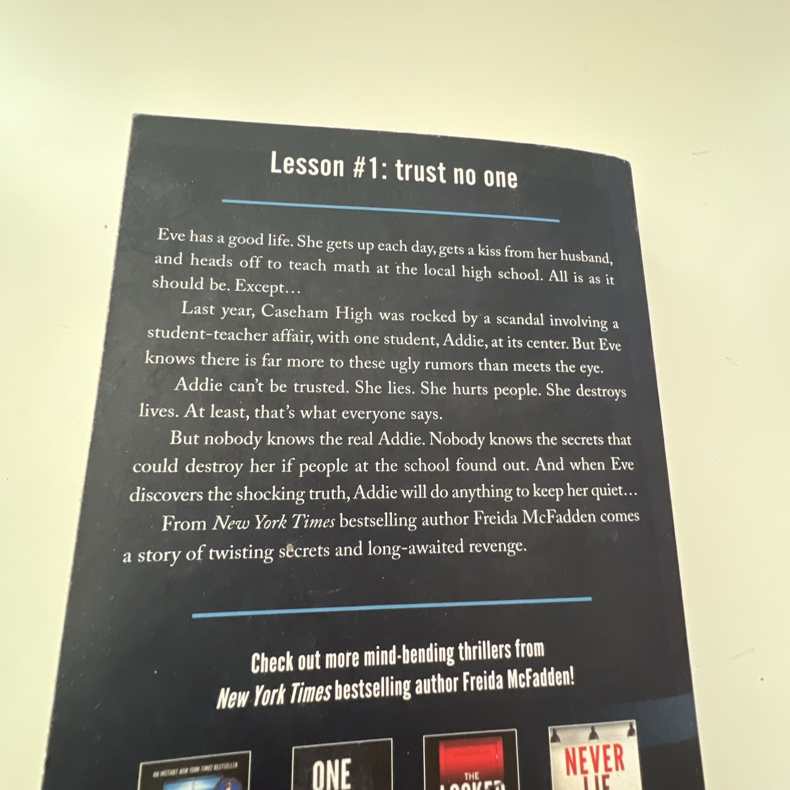 The Teacher – Paperback By McFadden, Freida – EXCELLENT