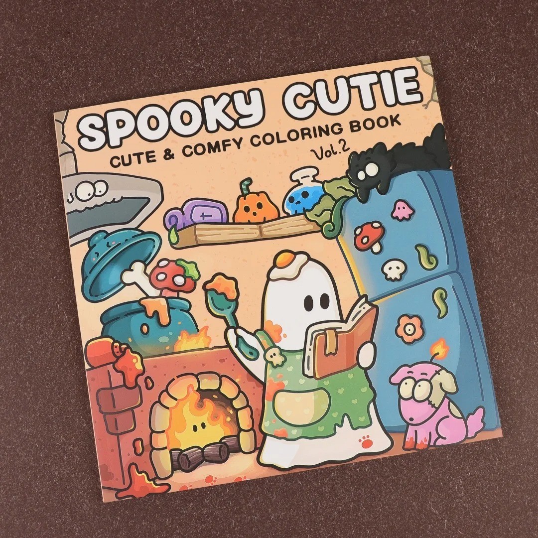 Spooky Cutie by Coco Wyo: Coloring Book for Adults and Teens | Paperback