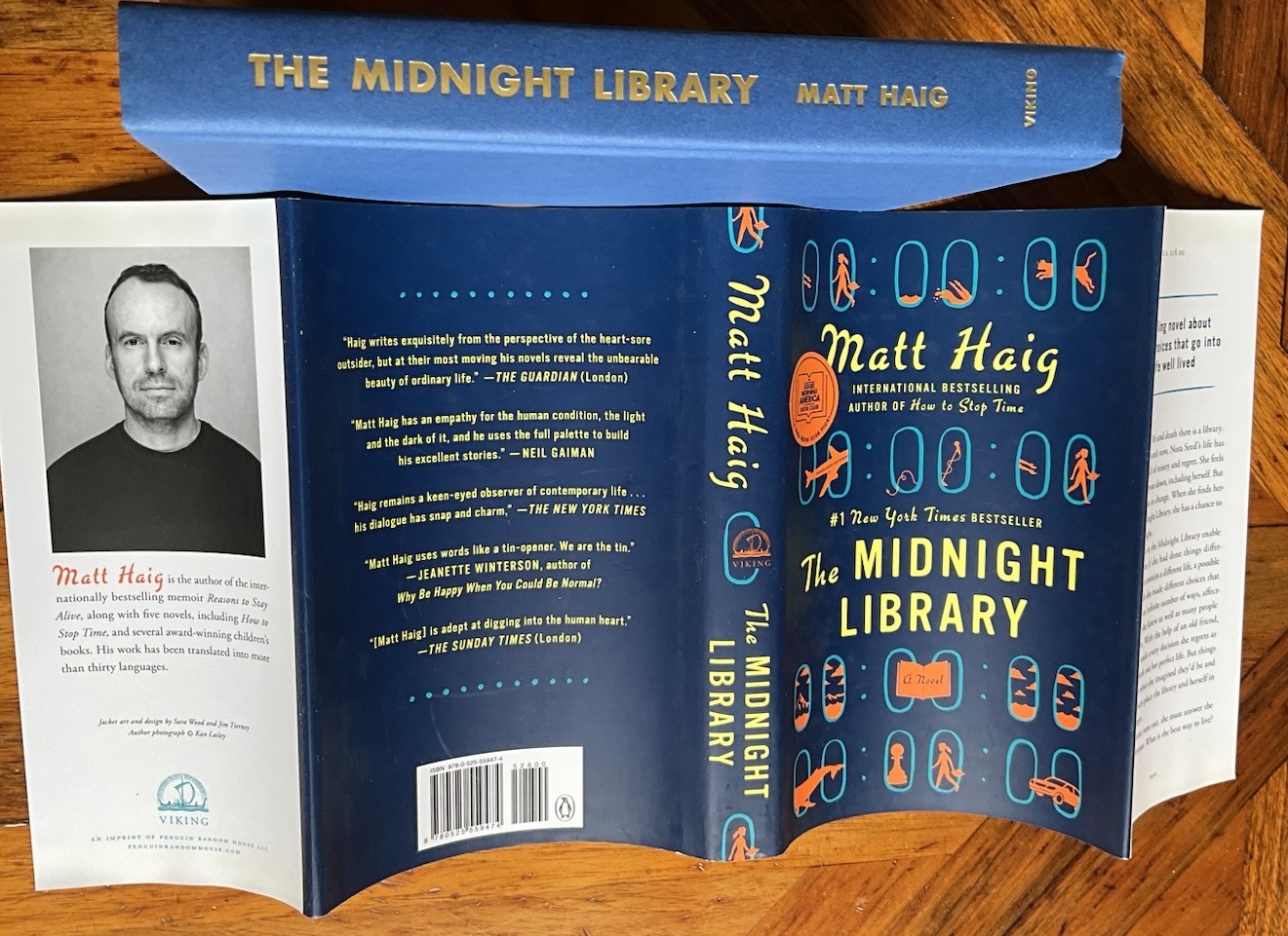 Matt Haig- The Midnight Library -Signed & Dated HC 29th Print 2020