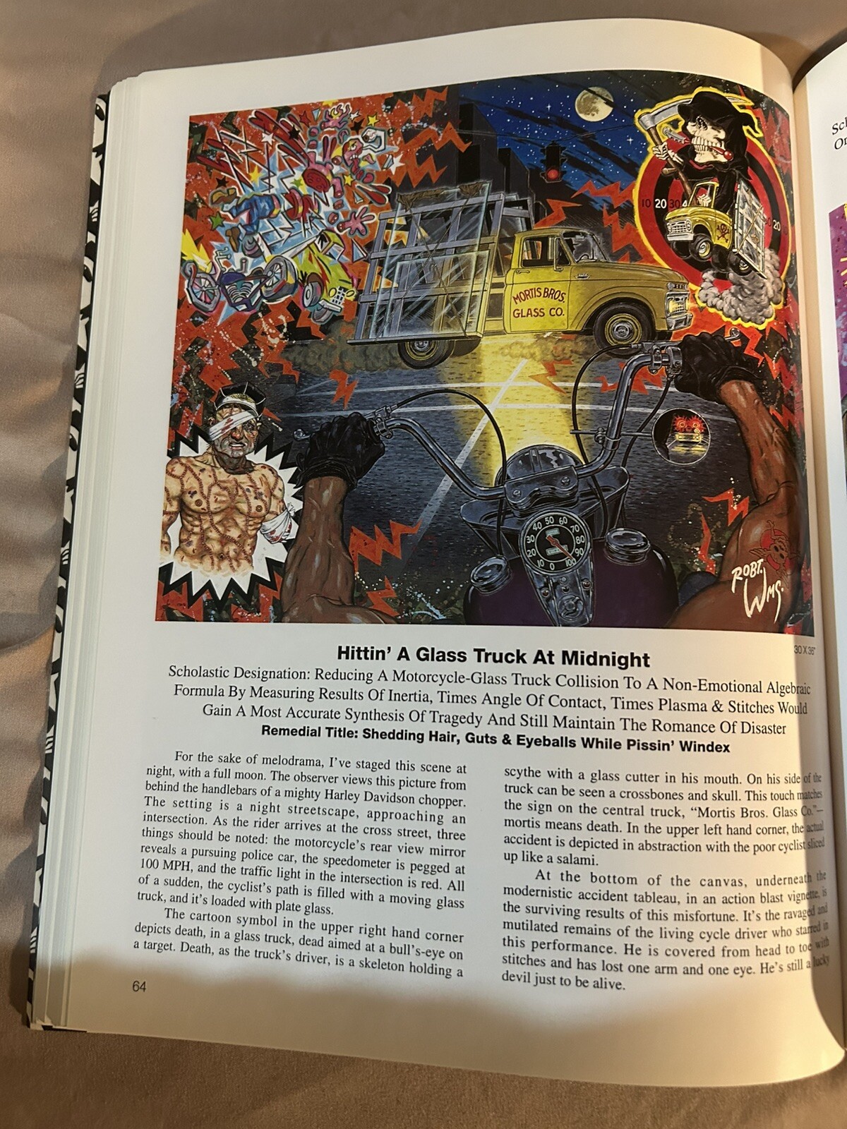 Robert Williams SIGNED AUTOGRAPHED Famous ArtistView From A Tortured Libido Rare