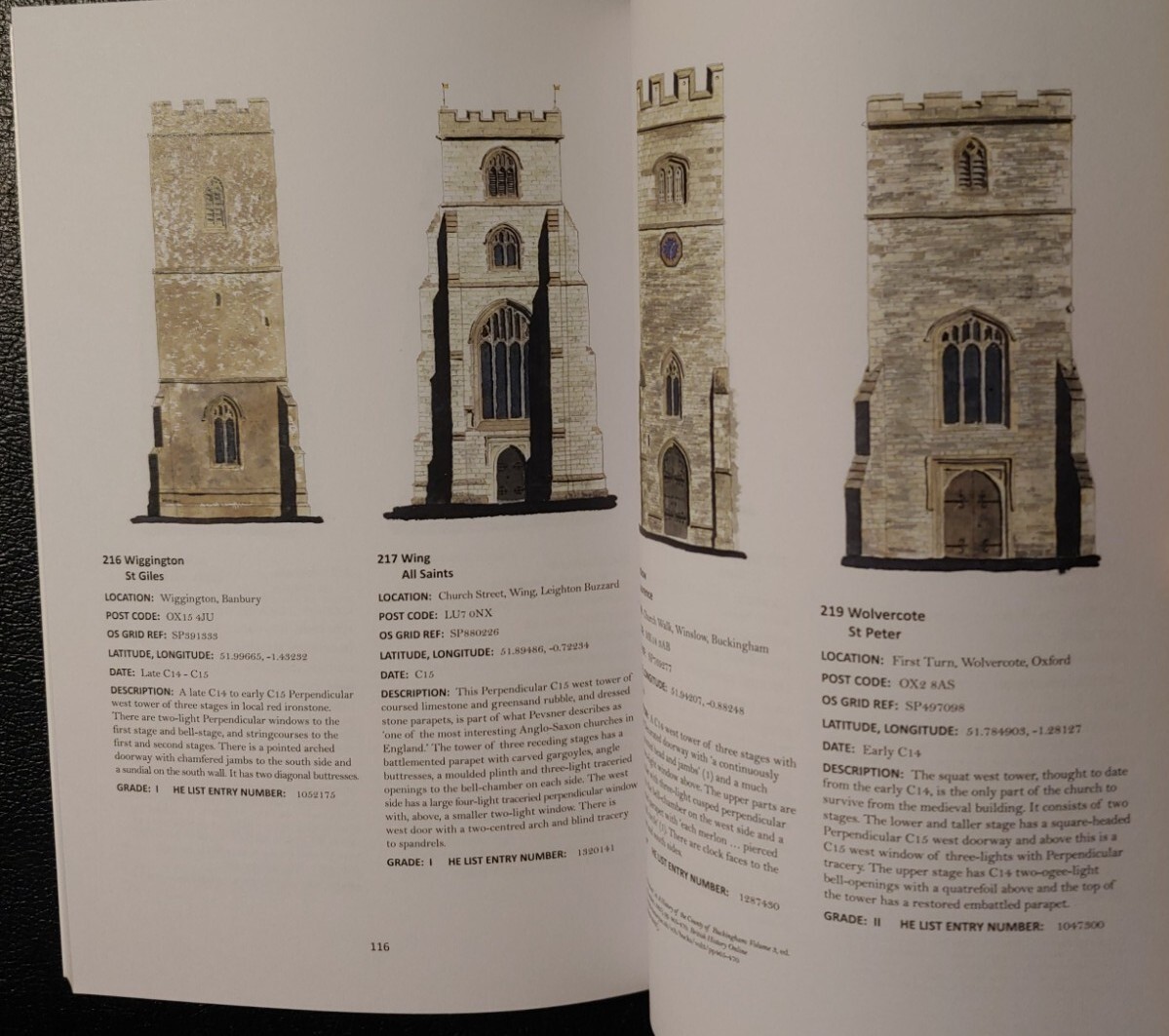 English Medieval Church Towers Diocese of Oxford W.E. David Ryan & Philip Howard