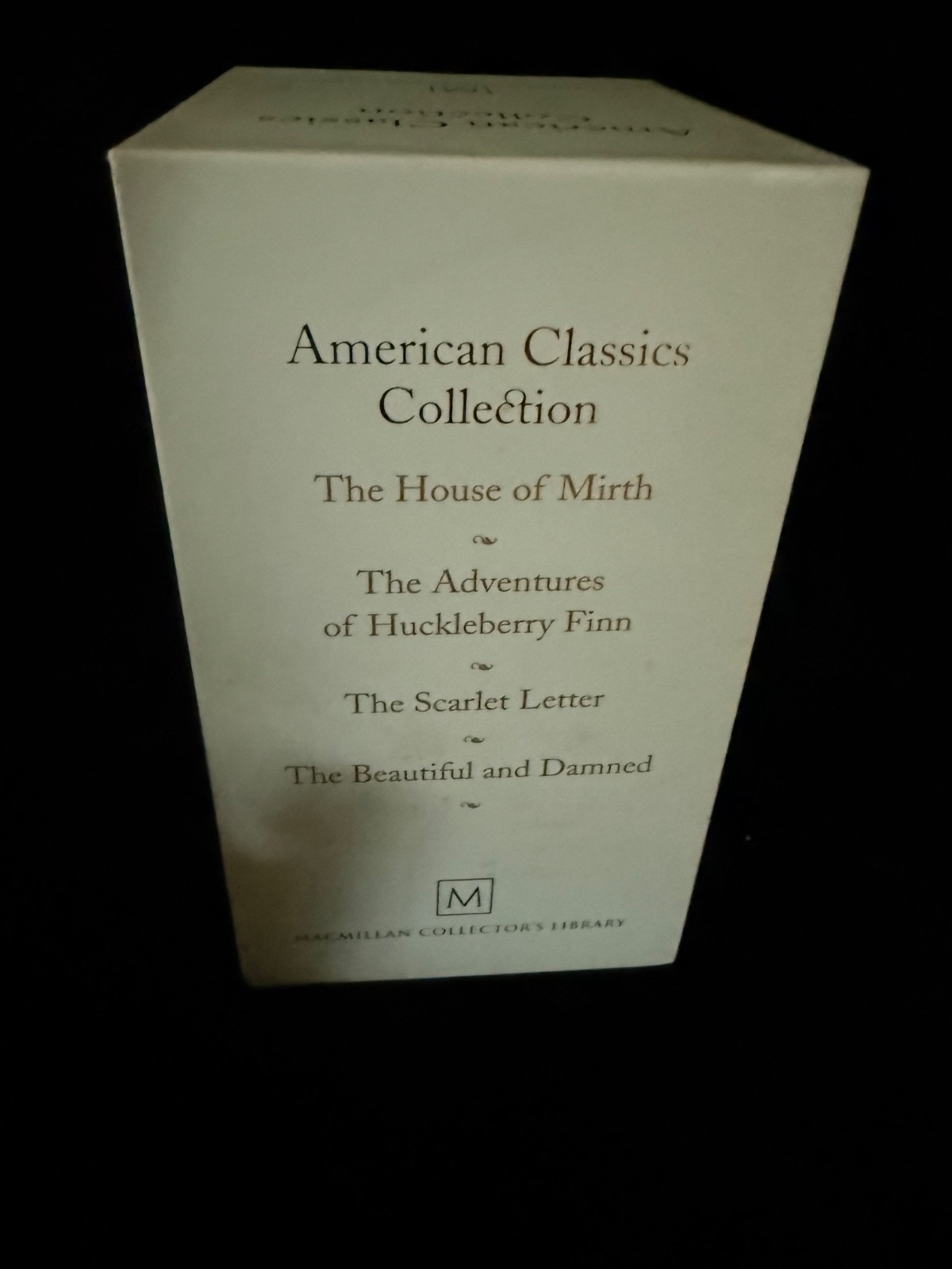 American Classics Collection Hardcover Pocketbooks by Macmillian 4 Gilded Novels
