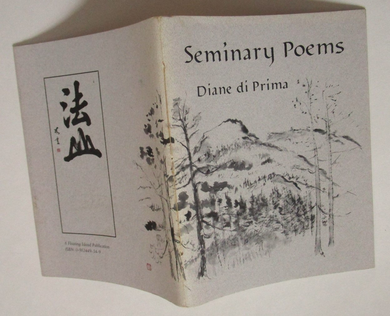 Seminary Poems By Diane Di Prima chapbook 1991 PB Kobun Chino Roshi cover art