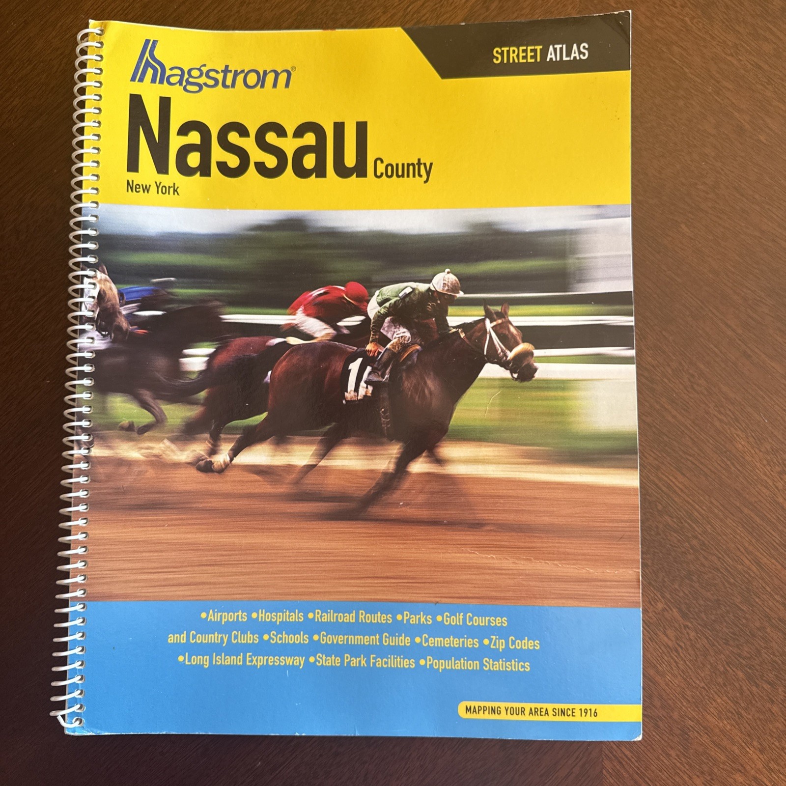 Nassau County New York Street Atlas 2006 Hagstrom Guide Long Island NY Road Map