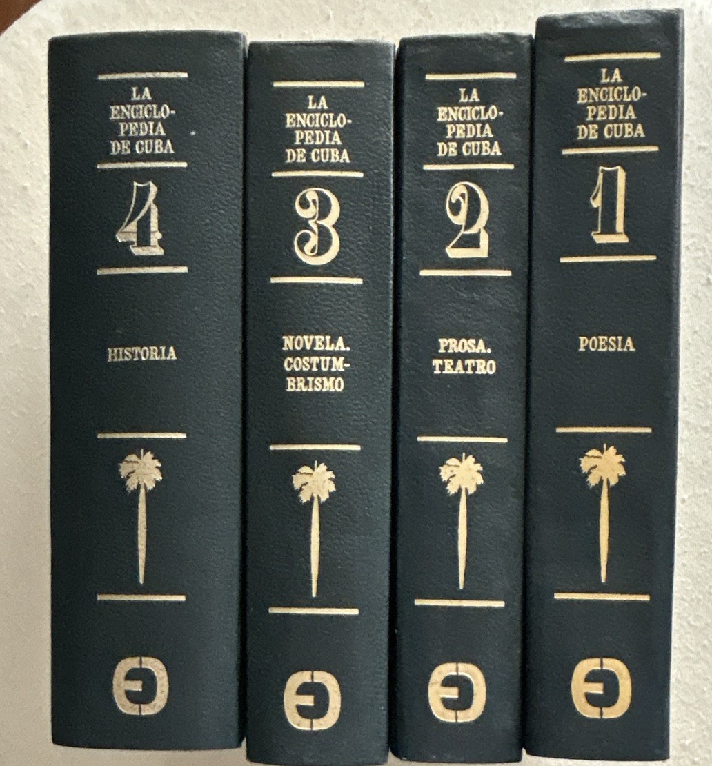 Editorial Cernuda La Enciclopedia de Cuba 4-Vol Set Hardcover, Spanish
