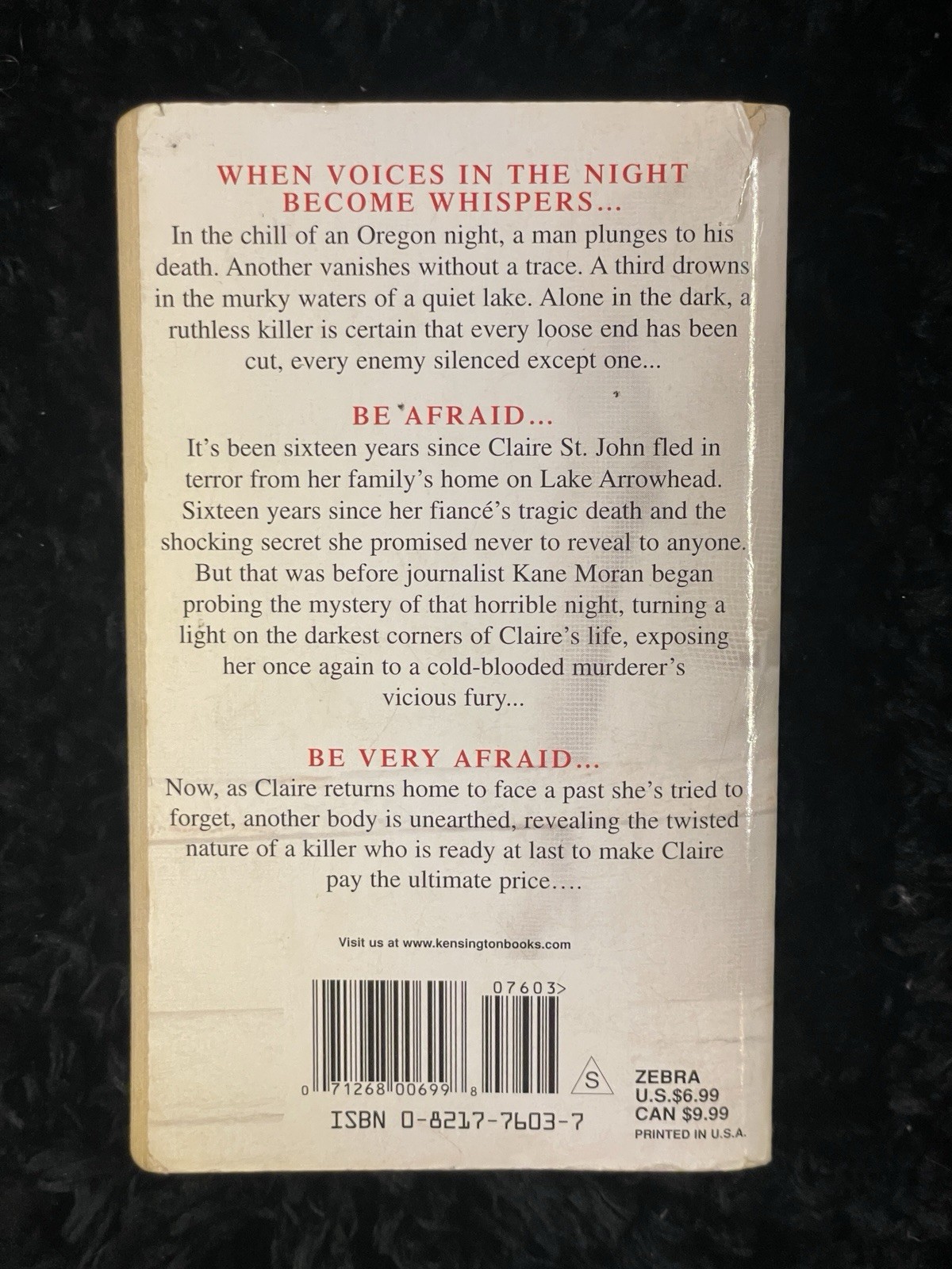 Whispers by Lisa Jackson – Paperback 2003 – 225