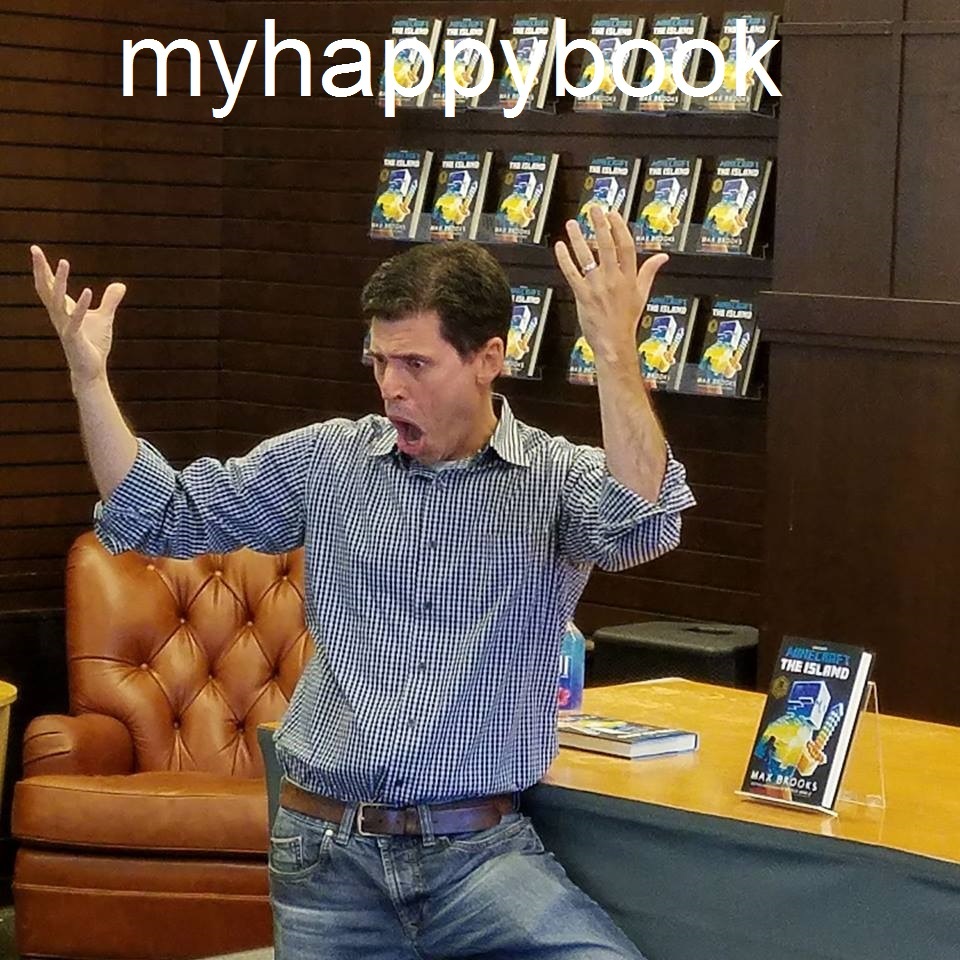 SIGNED Mindcraft The Island by Max Brooks, new, autographed, Hardcover