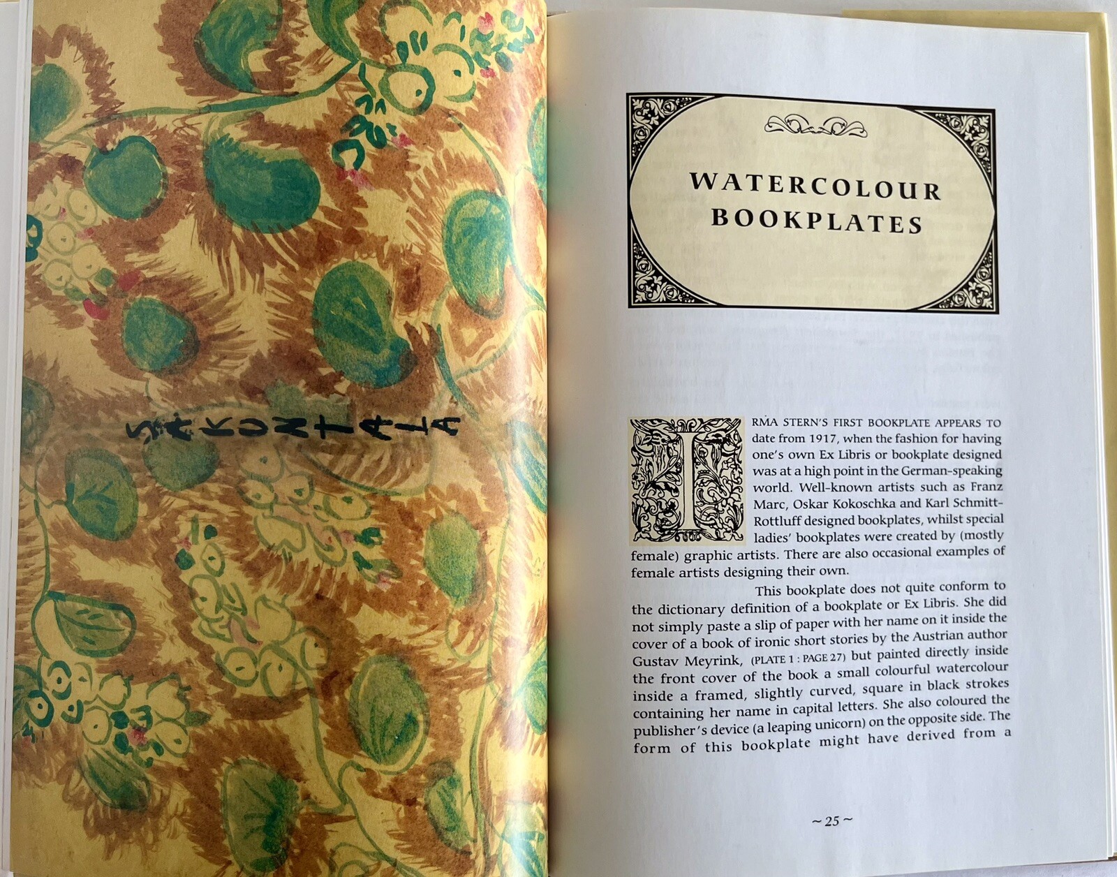 Hidden Treasures, Irma Stern, Her Books,painted Covers & Bookplates Irene Below