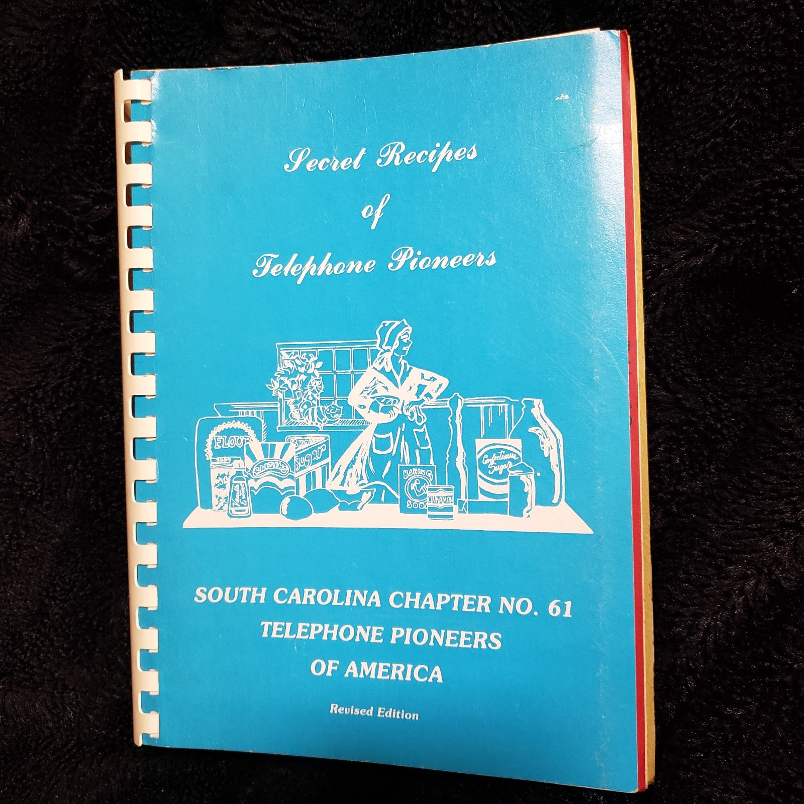 Secret Recipes of Telephone Pioneers Cookbook Chaper 1961 South Carolina 1982