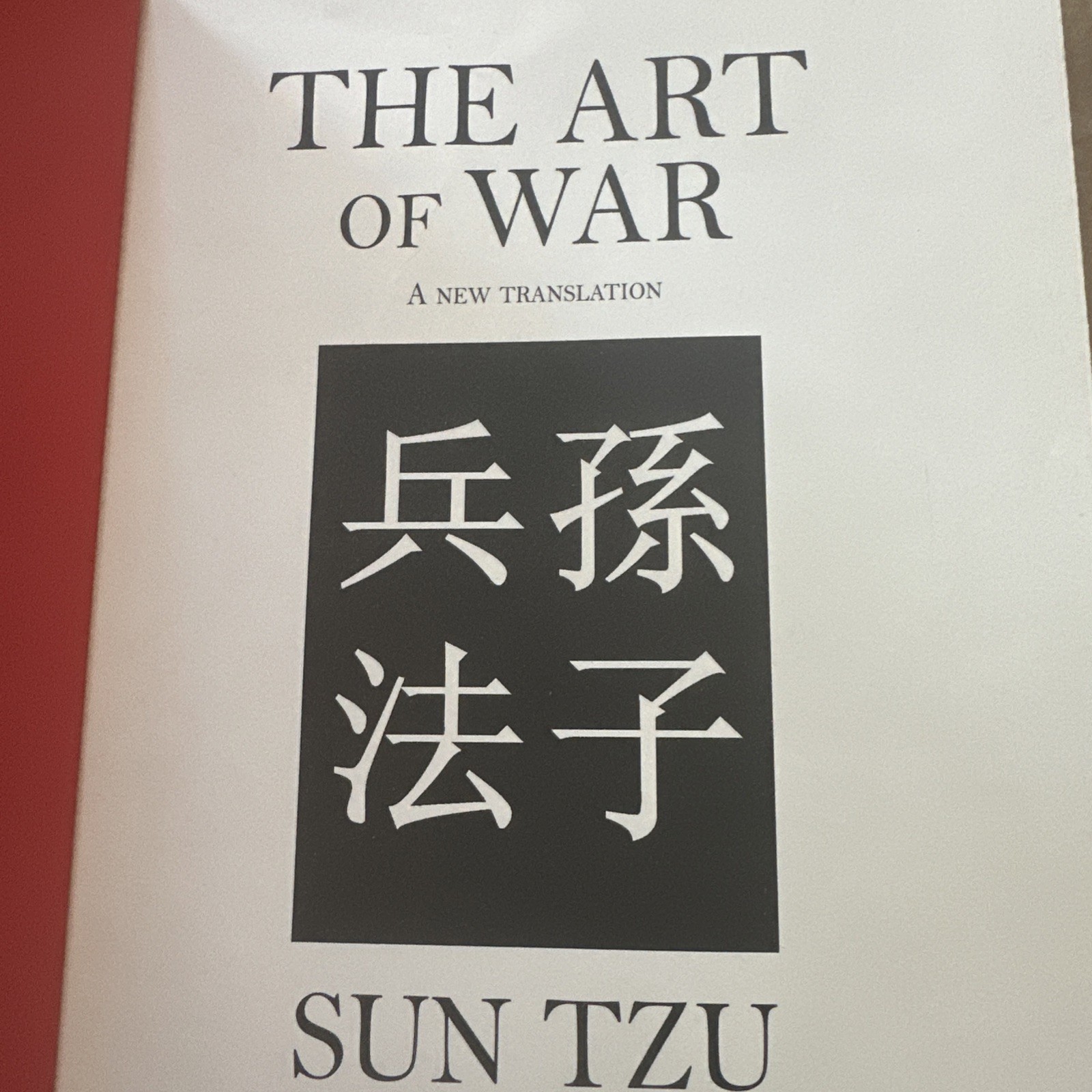 The Art of War Sun Tzu Traditional Chinese Binding Hardcover