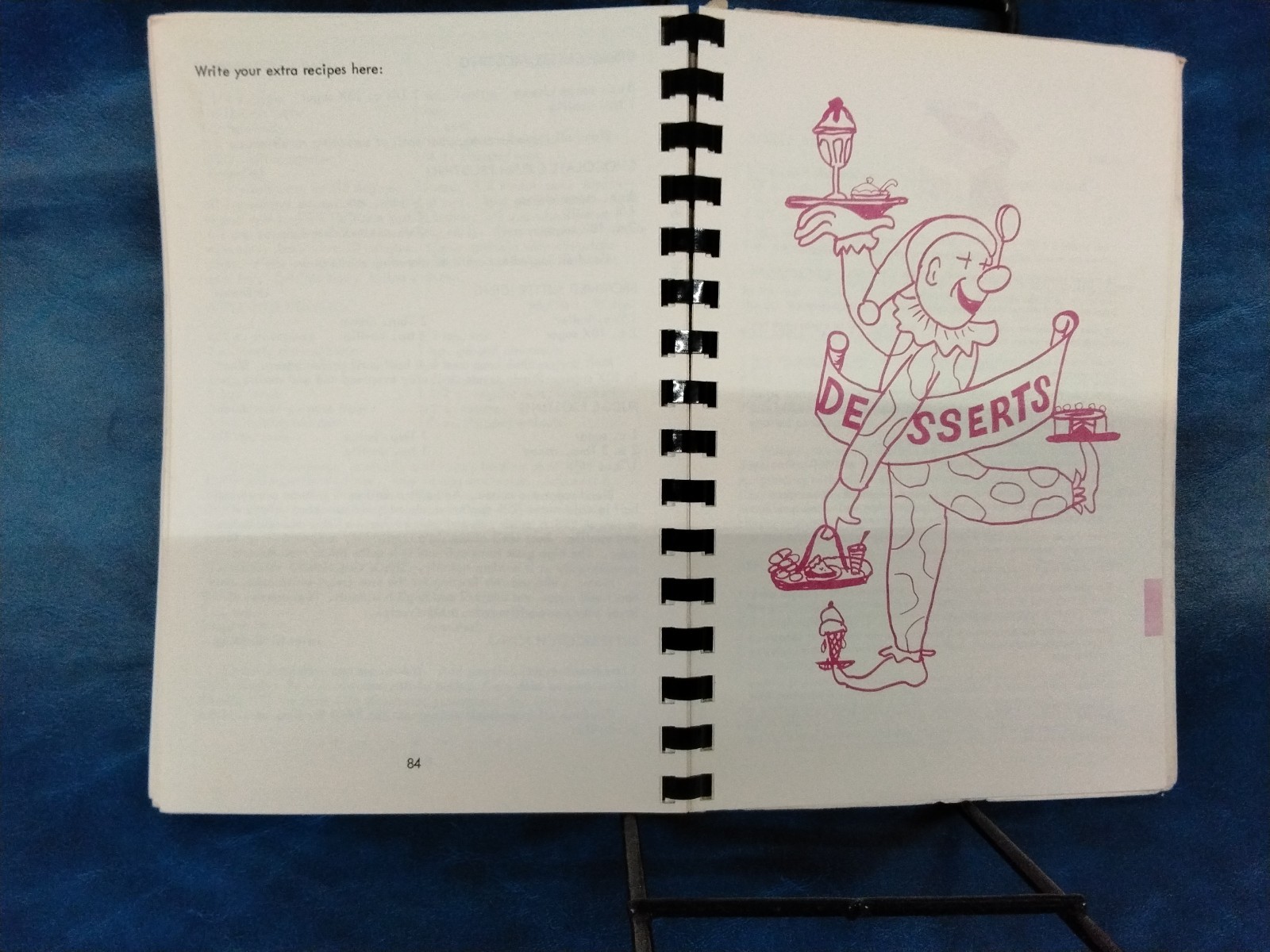 Vintage Emmanuel United Methodist Church Cookbook Scaggsville, Maryland