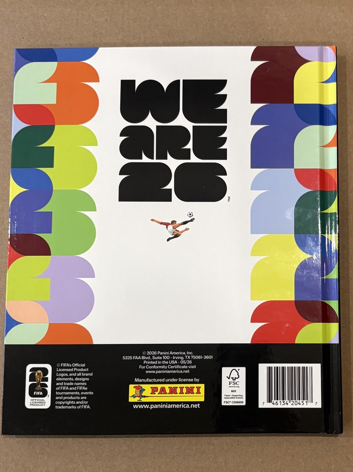 2026 Panini FIFA World Cup Sticker Album – Hardcover USA Edition on HAND !!