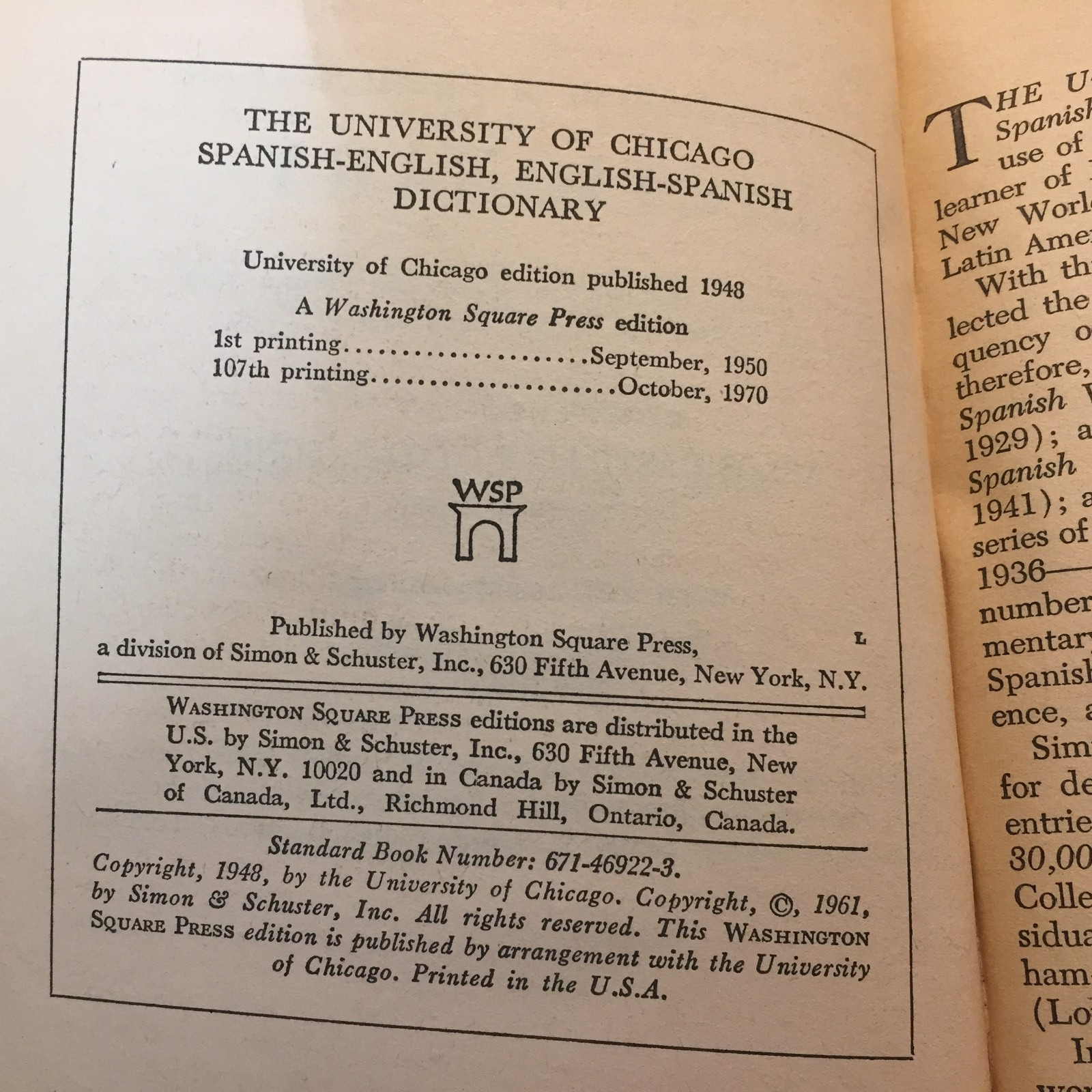 The University Of Chicago Spanish English English Spanish Dictionary Paperback