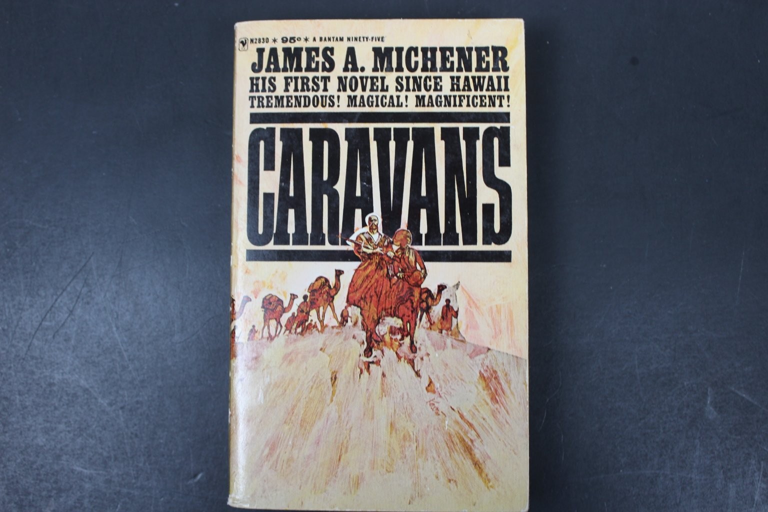 Caravans James A. Michener 1964 Bantam Books Adventure Novel Afghanistan PB