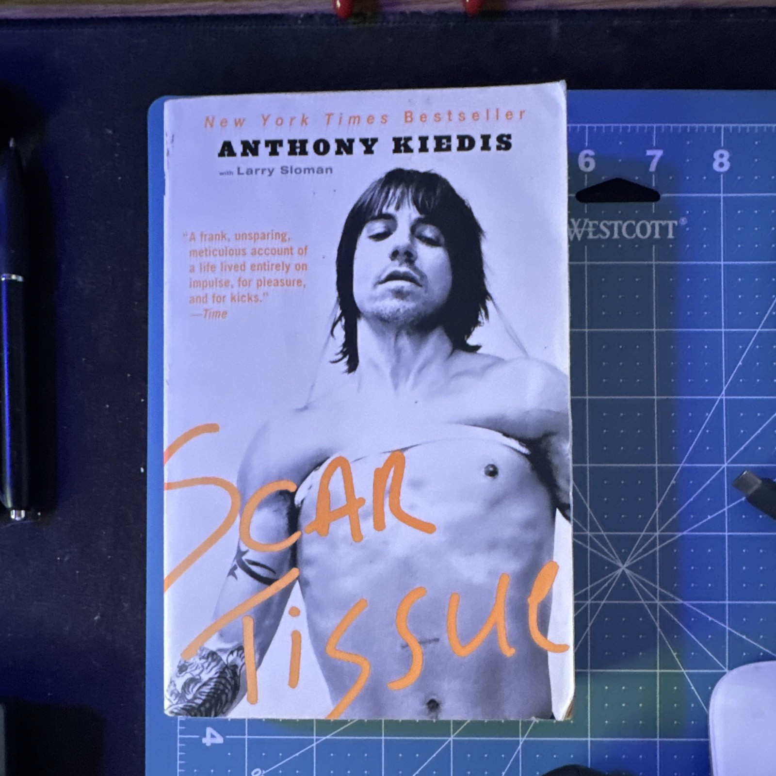 Scar Tissue Paperback Memoir by Anthony Kiedis & Larry Sloman (English)