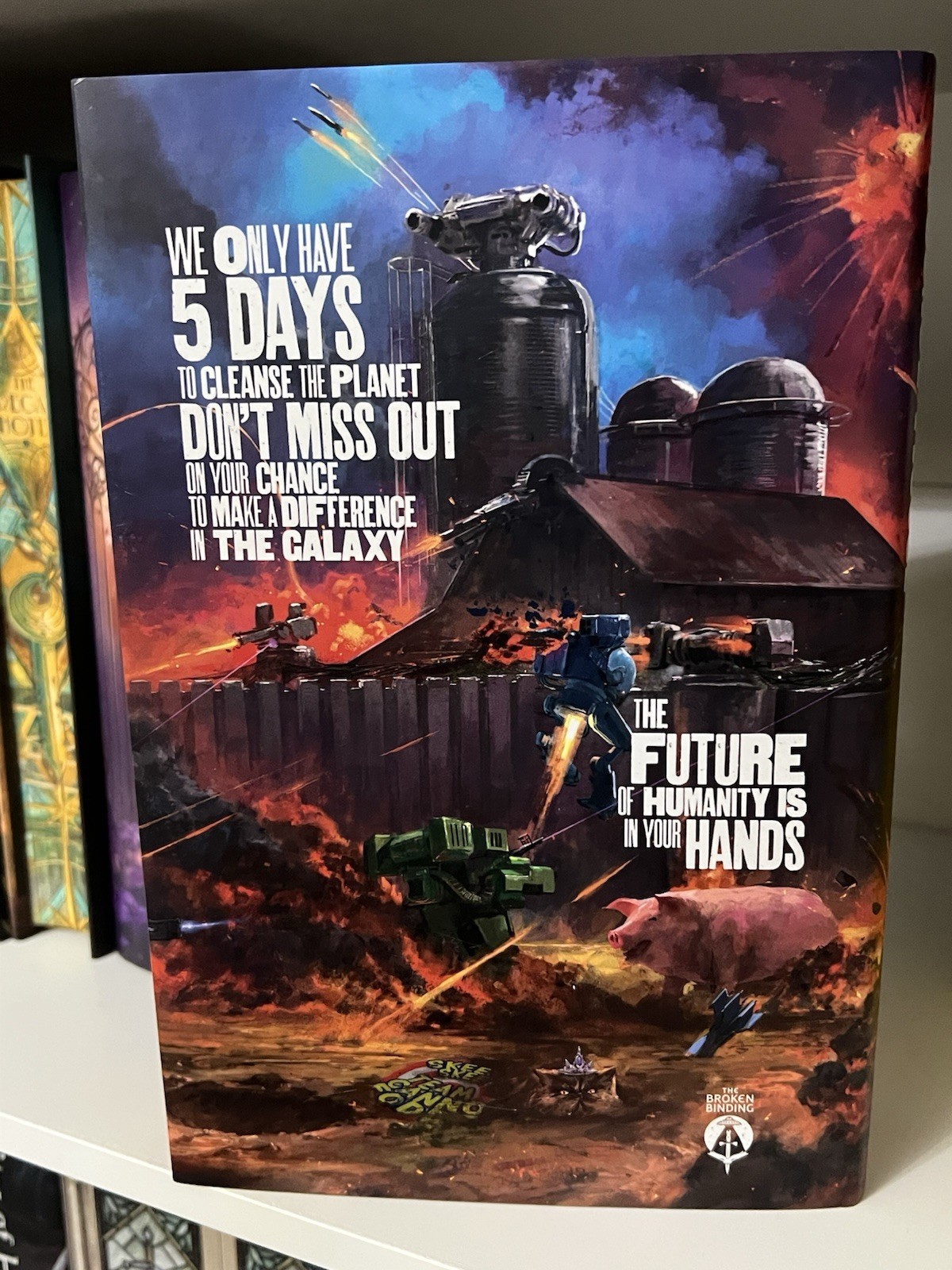 Operation Bounce House by Matt Dinniman, Signed Broken Binding Exclusive Edition