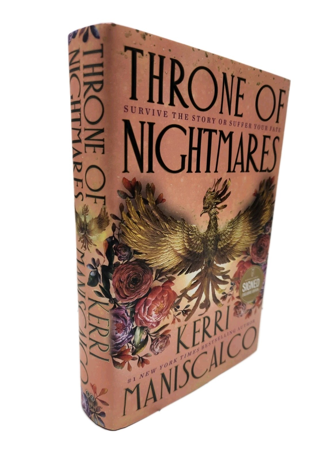 Throne of Nightmares by Kerri Maniscalco SIGNED 1st/1st HC DJ 2026 Fantasy