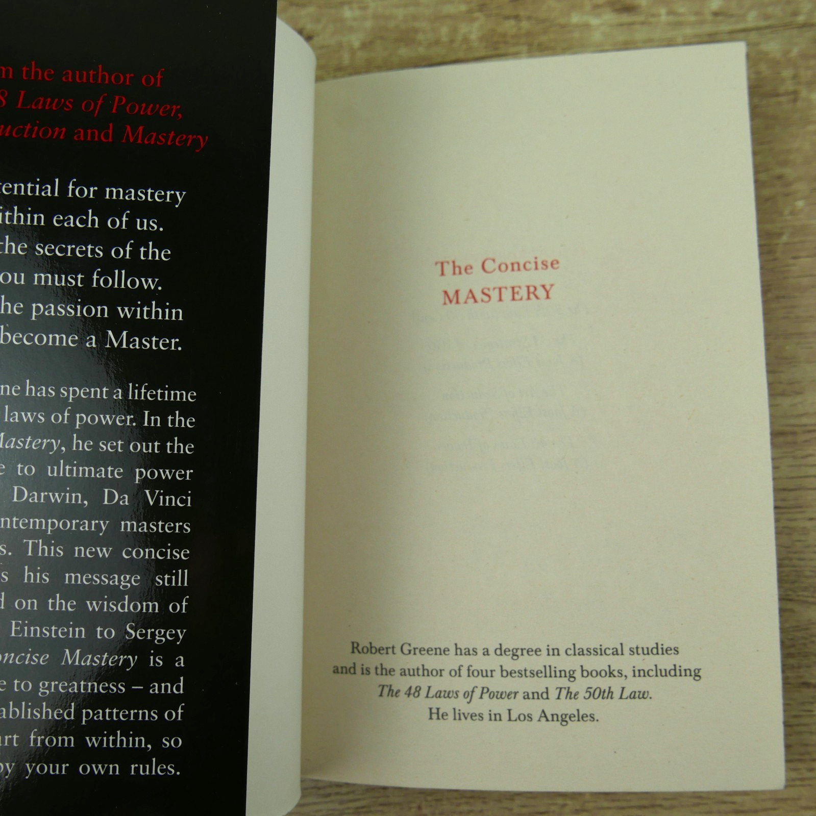 The Concise Mastery – Robert Greene, Paperback