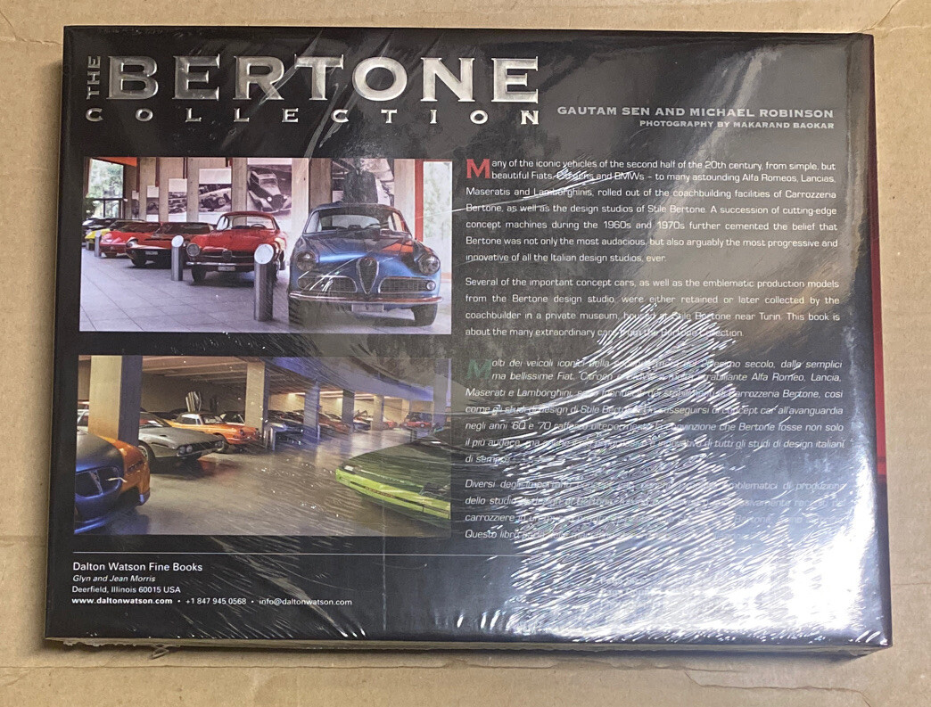 The Bertone Collection by Michael Robinson and Gautam Sen (2018, Hardcover)