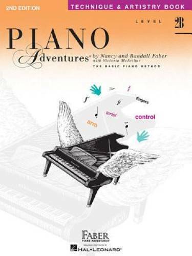Level 2B – Technique & Artistry Book: Piano Adventures – Paperback – GOOD