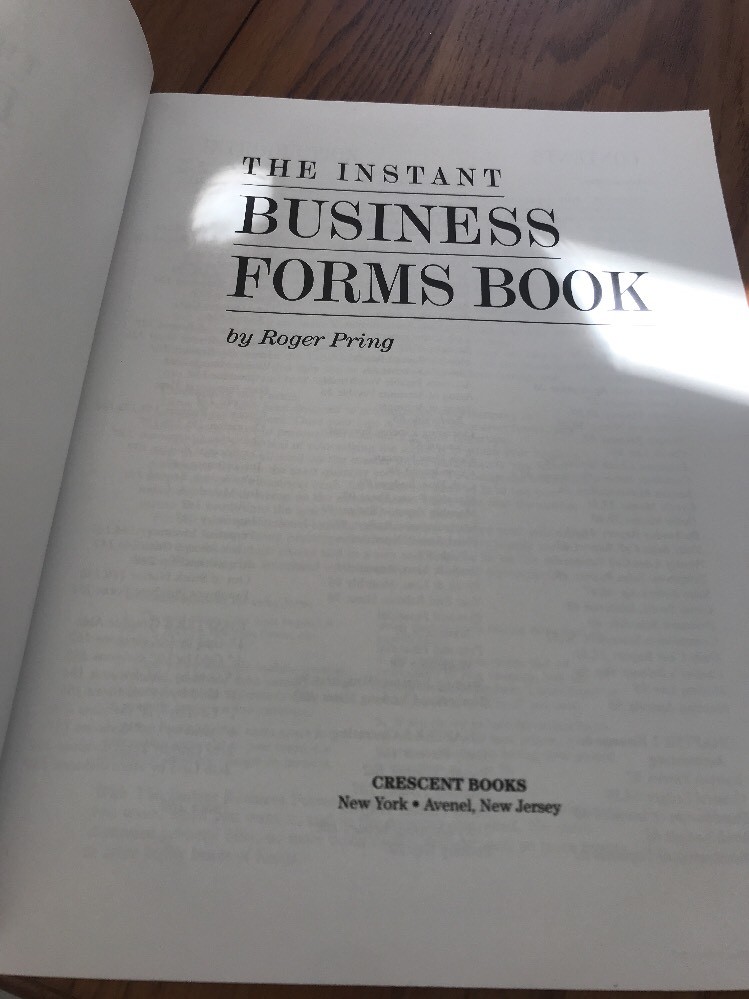Instant Business Forms Paperback Ships N 24h