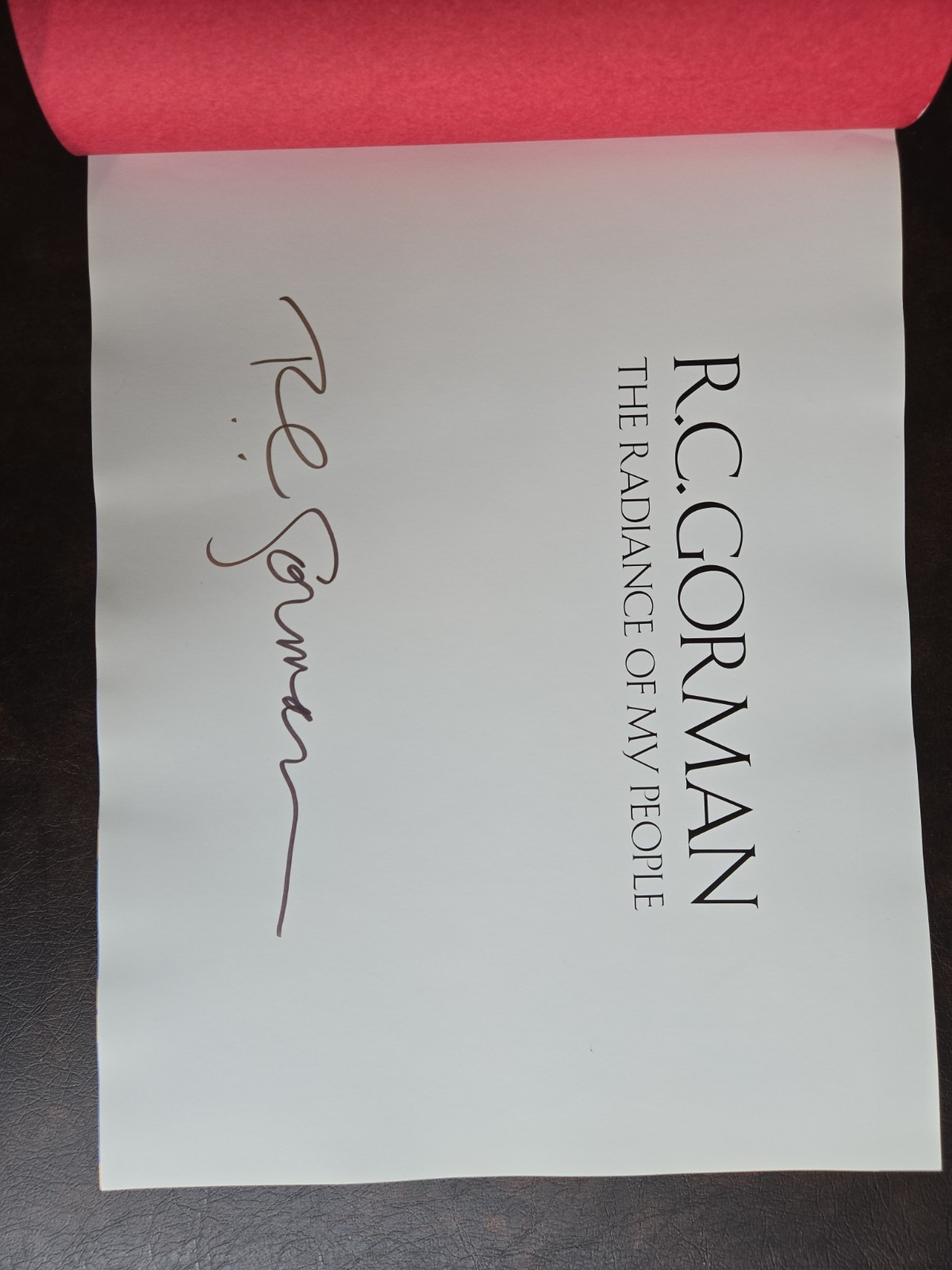 Radiance of My People by R. C. Gorman 1992, Hardcover SIGNED Ships Fast