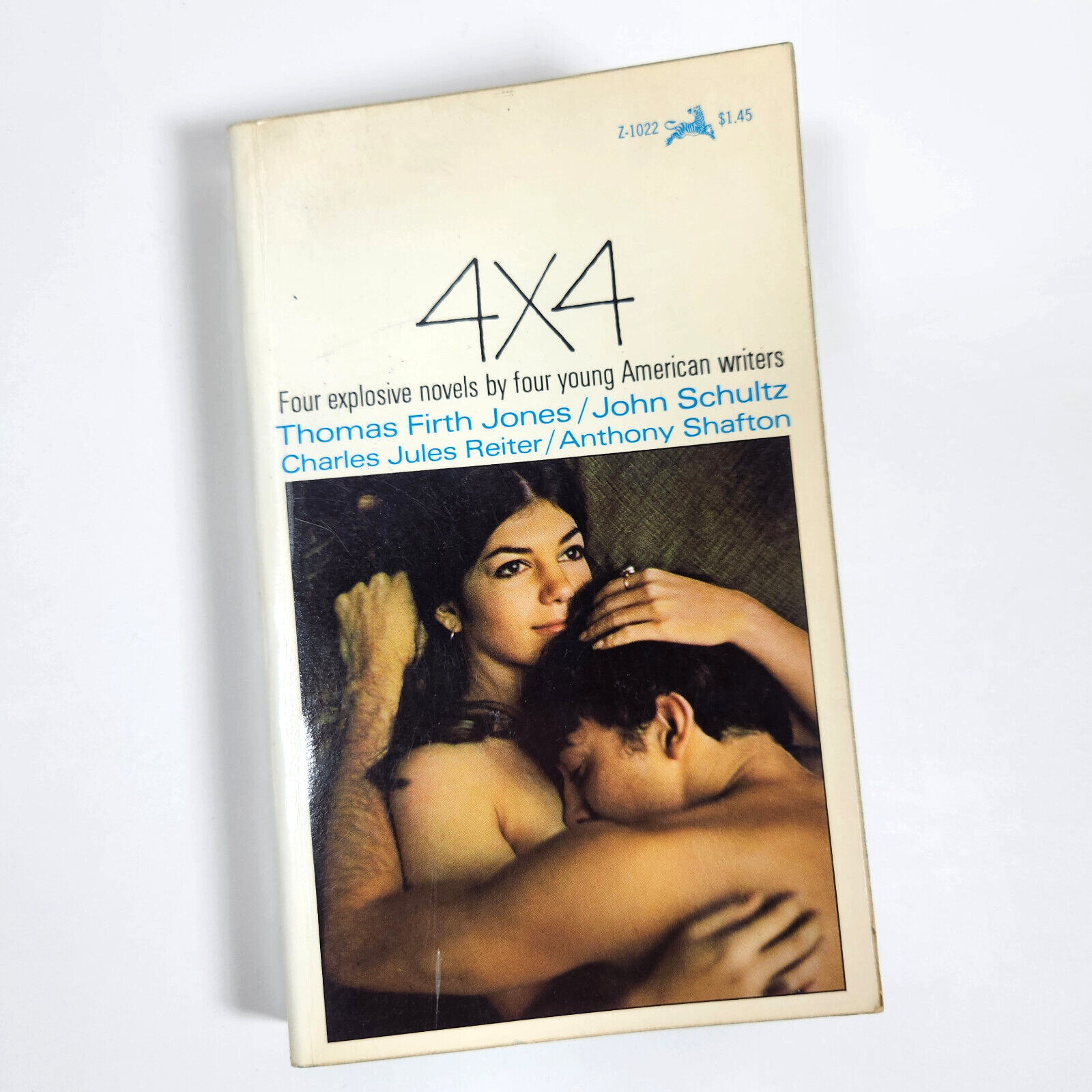 Vtg 1968 Erotica MM PB 4X4 Four Explosive Novels First 1st Evergreen Black Cat