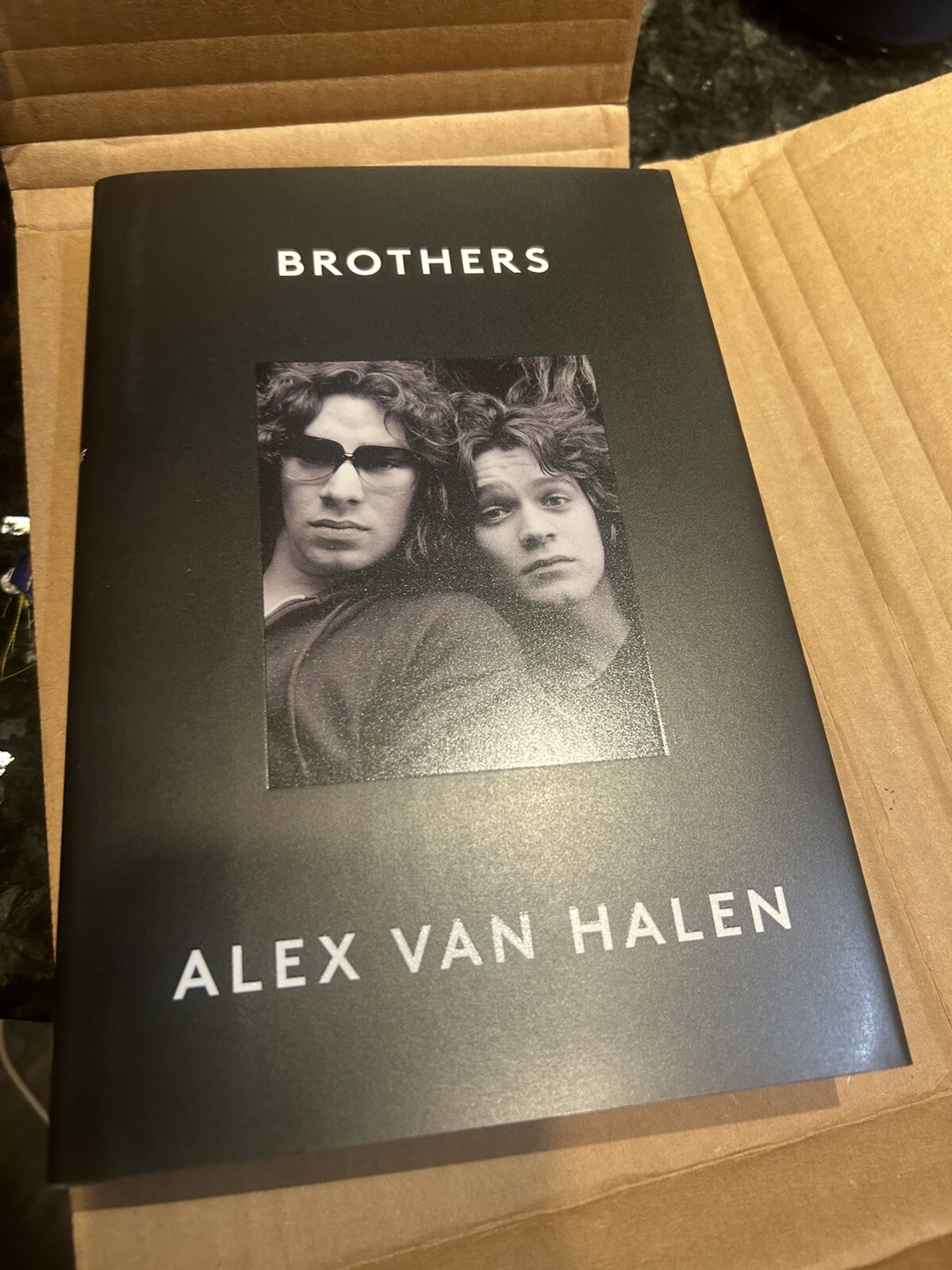 Alex Van Halen SIGNED BOOK Brothers FIRST EDITION Hardcover AUTOGRAPHED