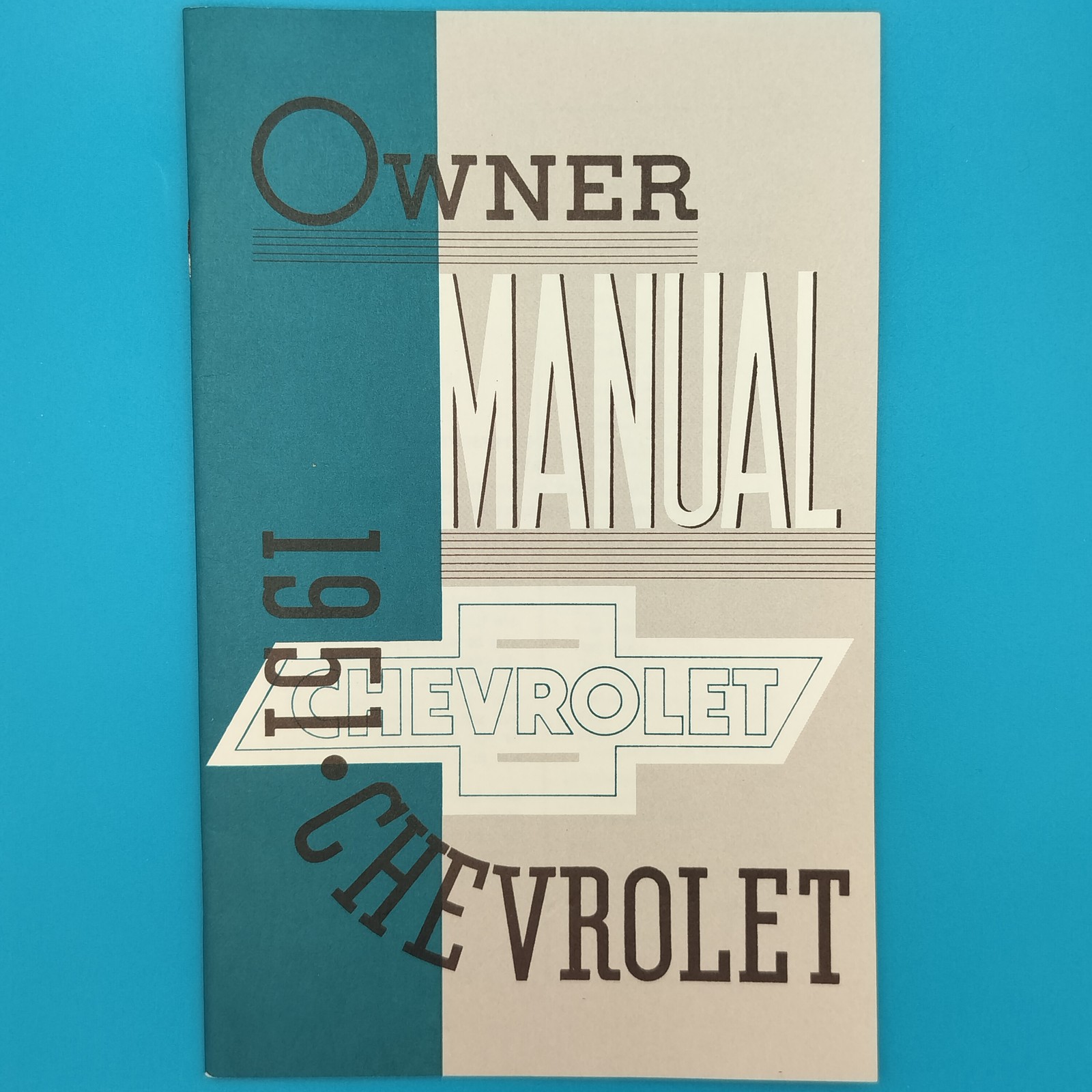1951 Chevrolet Owner Manual Original Vintage GM Car Service Guide Booklet