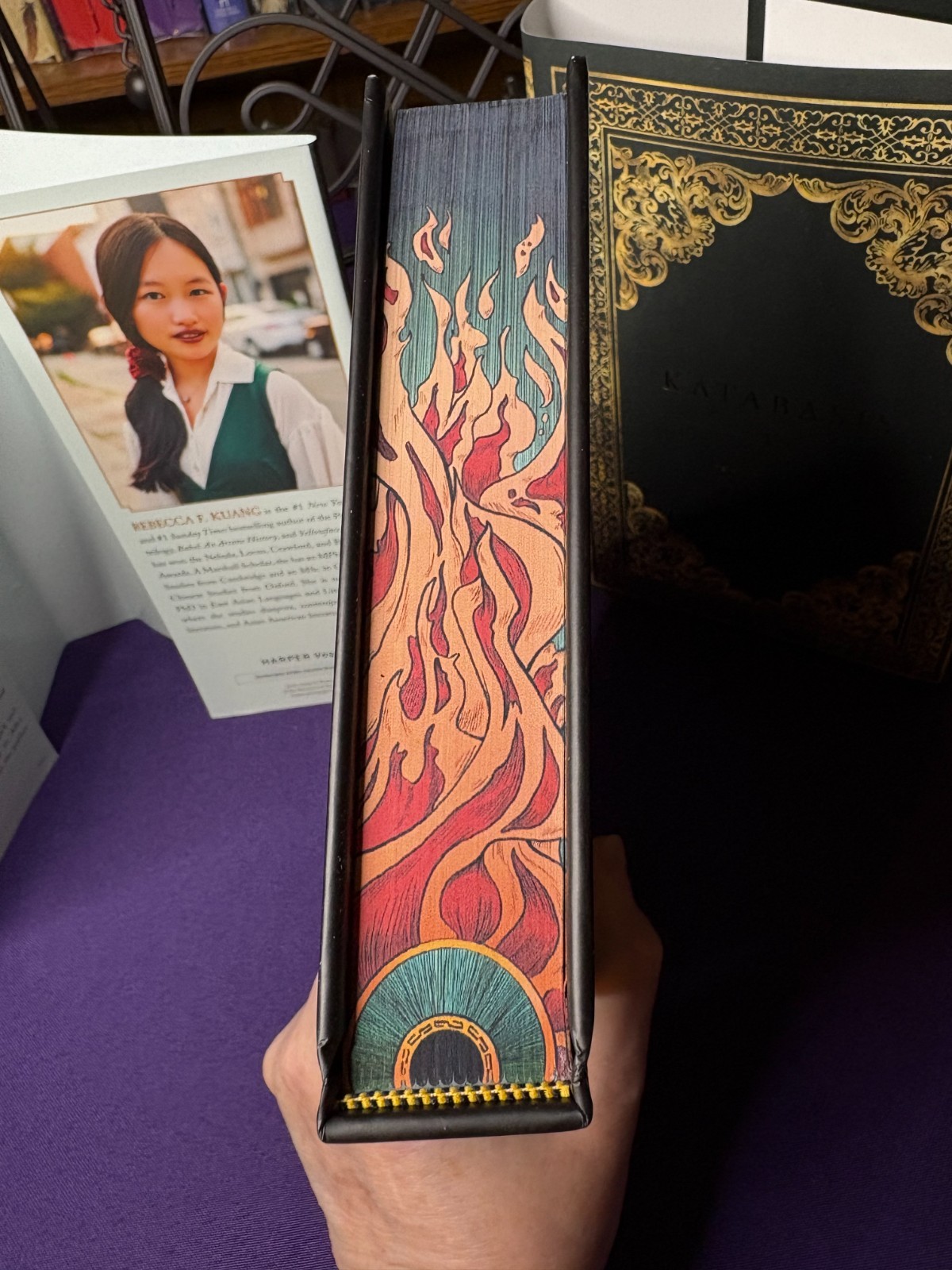 Katabasis by R. F. Kuang Librarian Box Deluxe Edition Plus Custom DJ