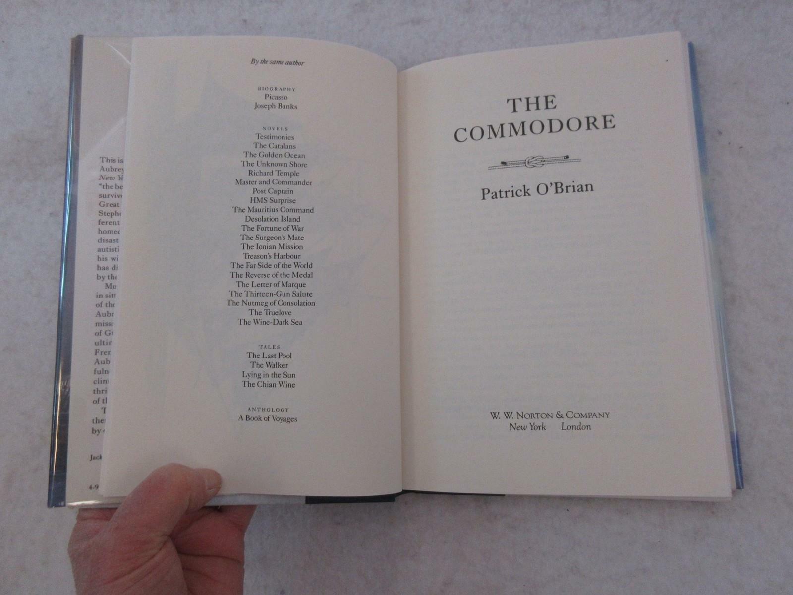 Lot of 2 Patrick O’Brian THE COMMODORE & BLUE AT THE MIZZEN 1st Editions