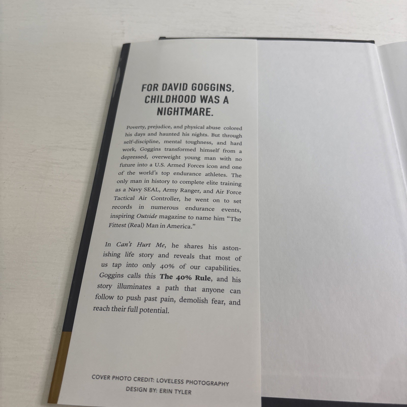 Can’t Hurt Me: Master Your Mind and Defy the Odds by David Goggins…